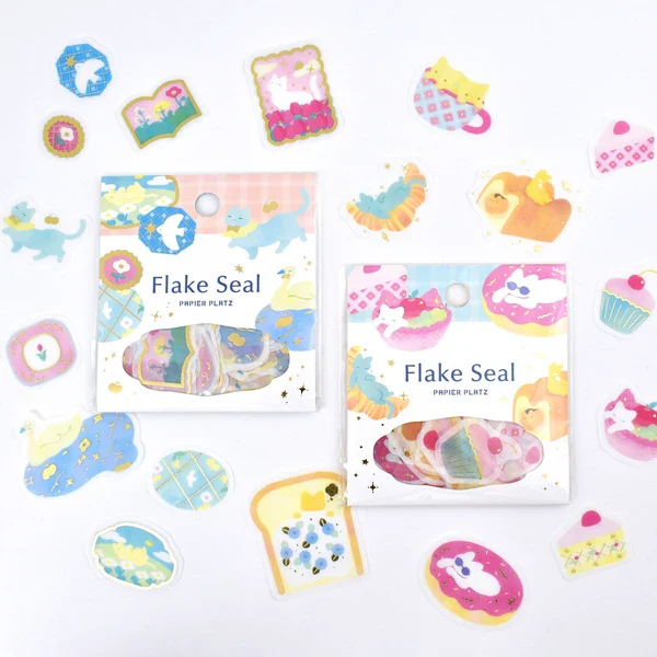 Papier Platz Kazu Miyashita Flake Stickers - Neko Neko Biyori - Image 3