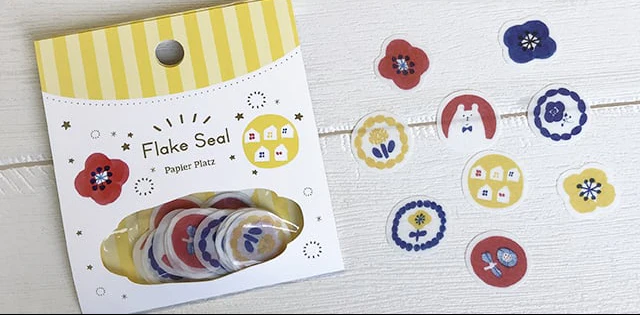 Papier Platz Kurugoma. Flake Stickers - Tricolor - Image 3