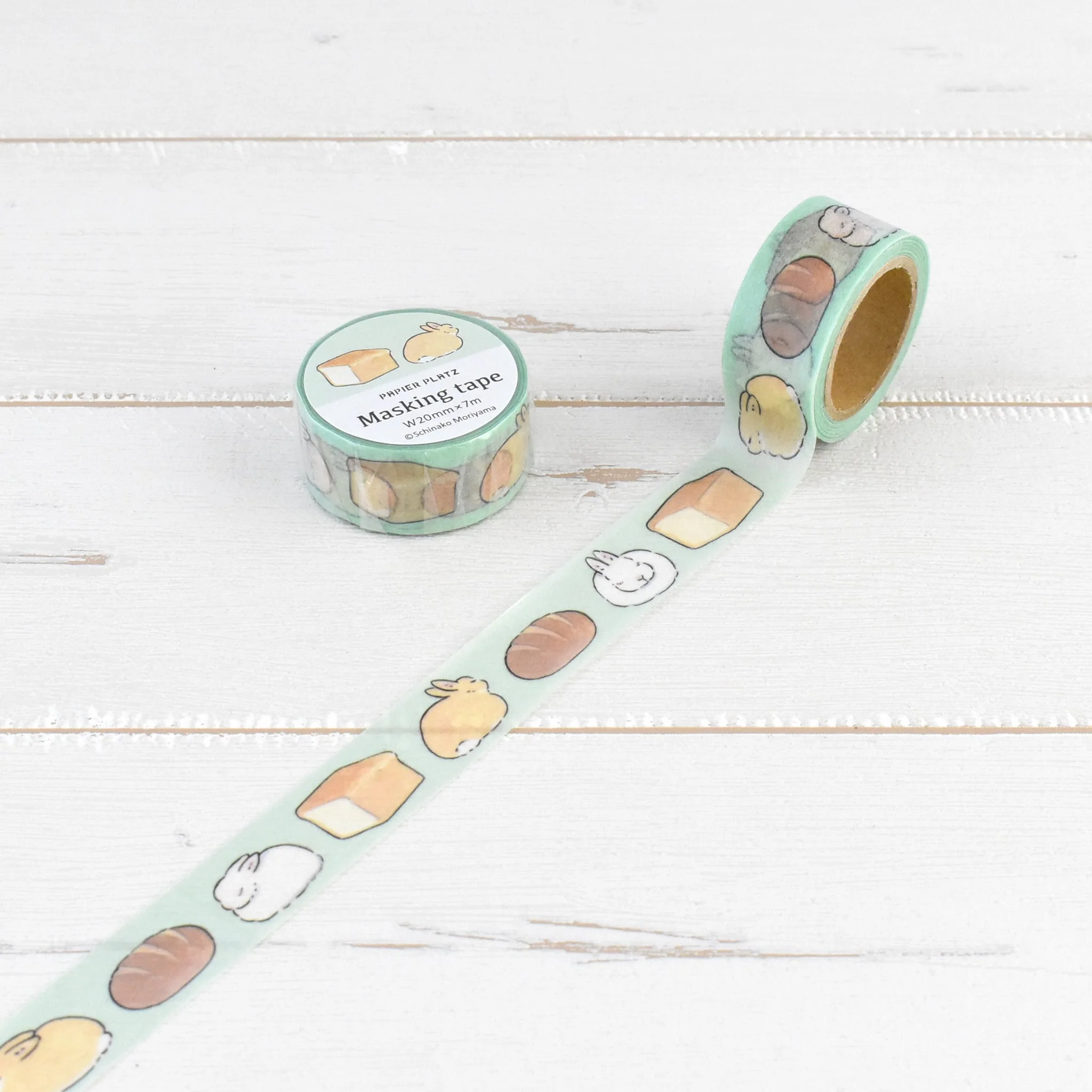 Papier Platz Schinako Moriyama Washi Tape - Bunny Loaf