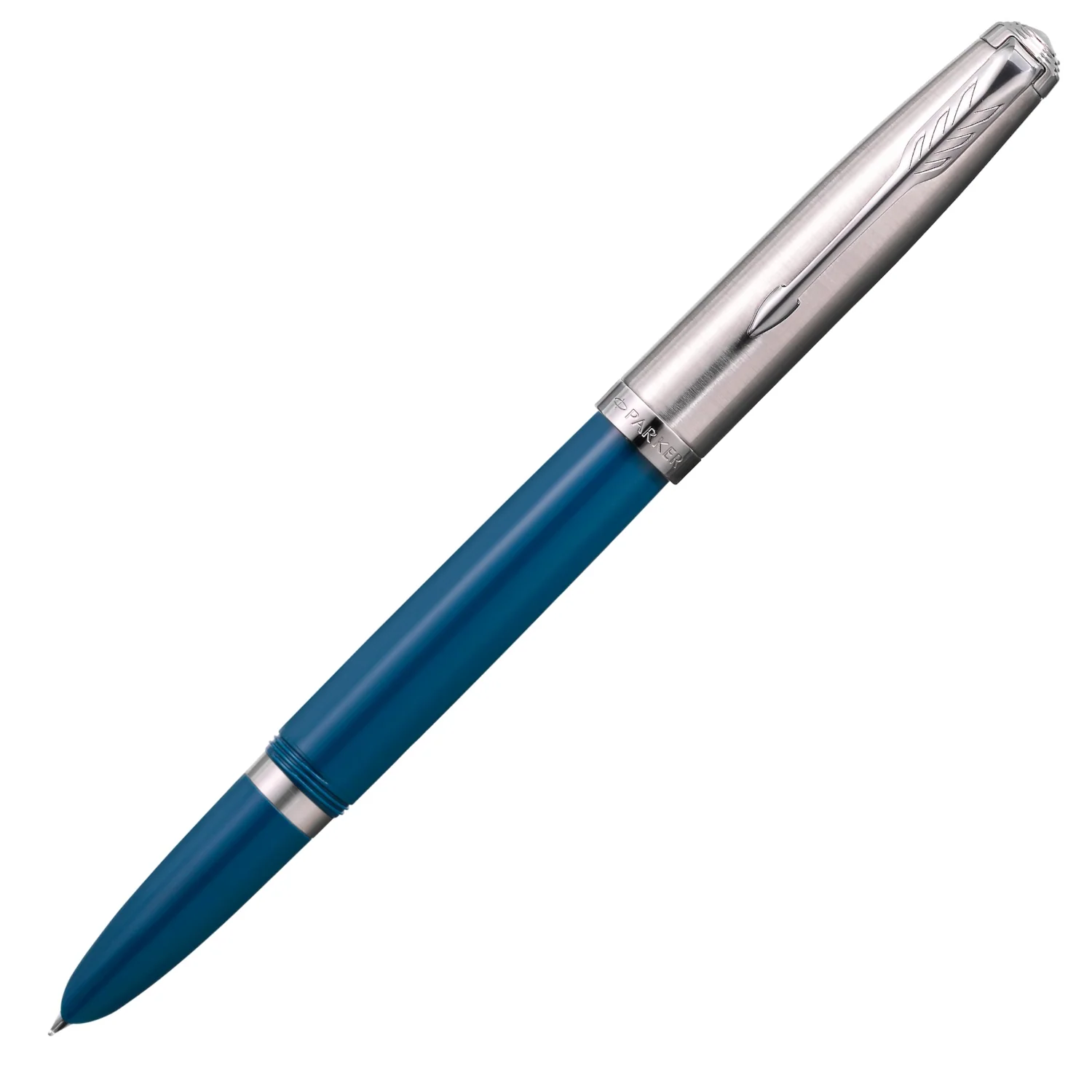 Parker 51 Fountain Pen - Teal Blue - Image 3