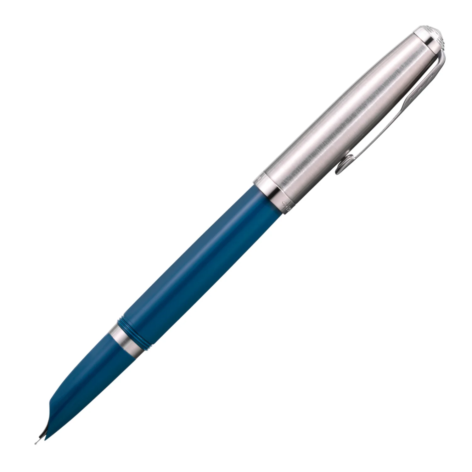 Parker 51 Fountain Pen - Teal Blue - Image 4