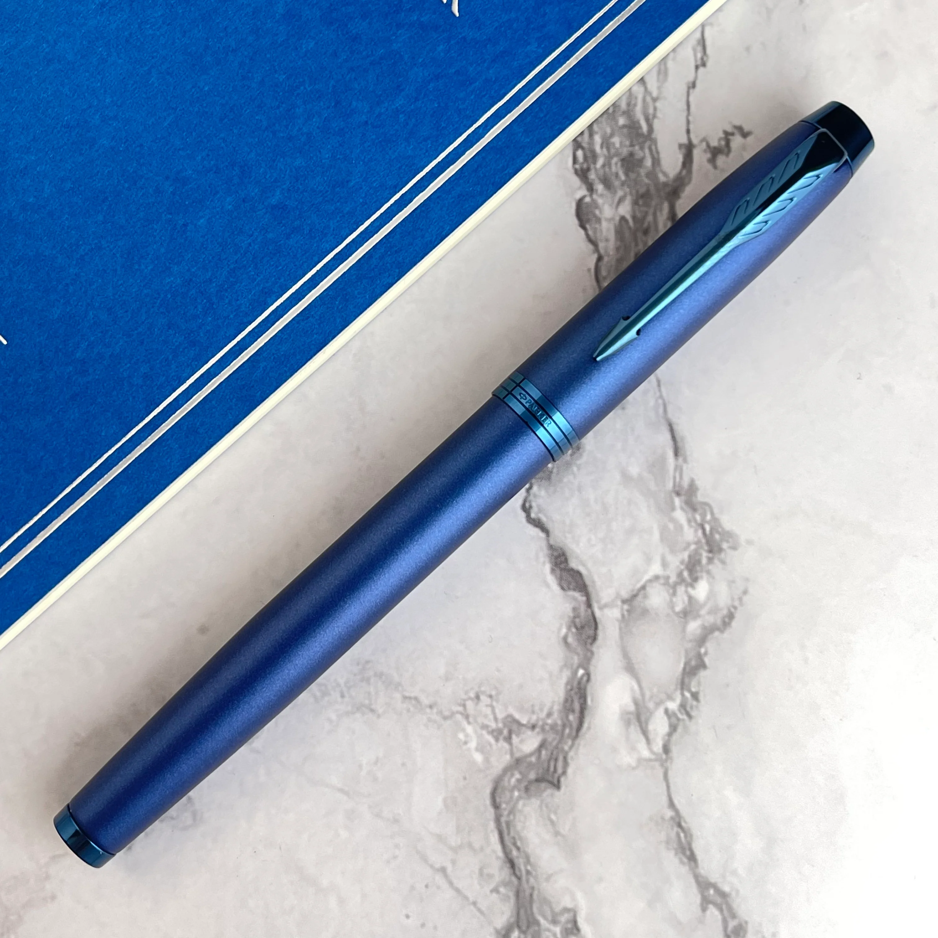 Parker IM Fountain Pen - Monochrome Blue - Image 2