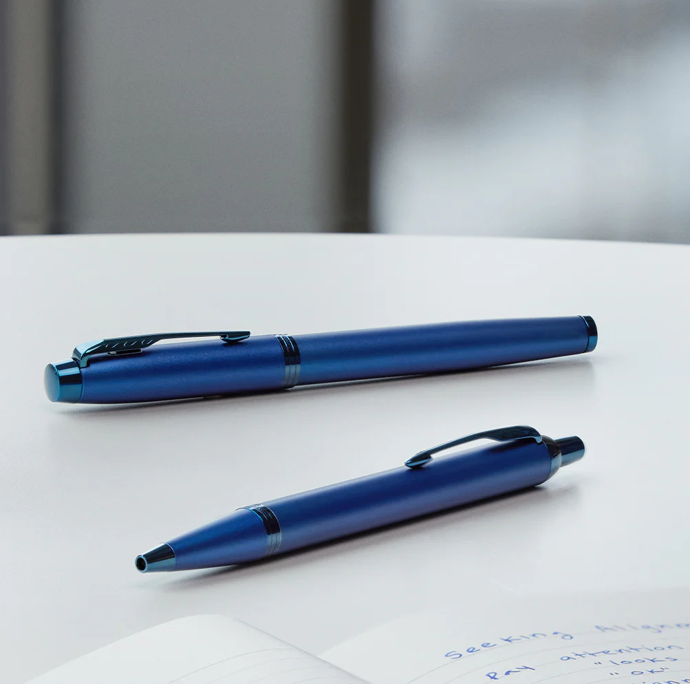 Parker IM Fountain Pen - Monochrome Blue - Image 7