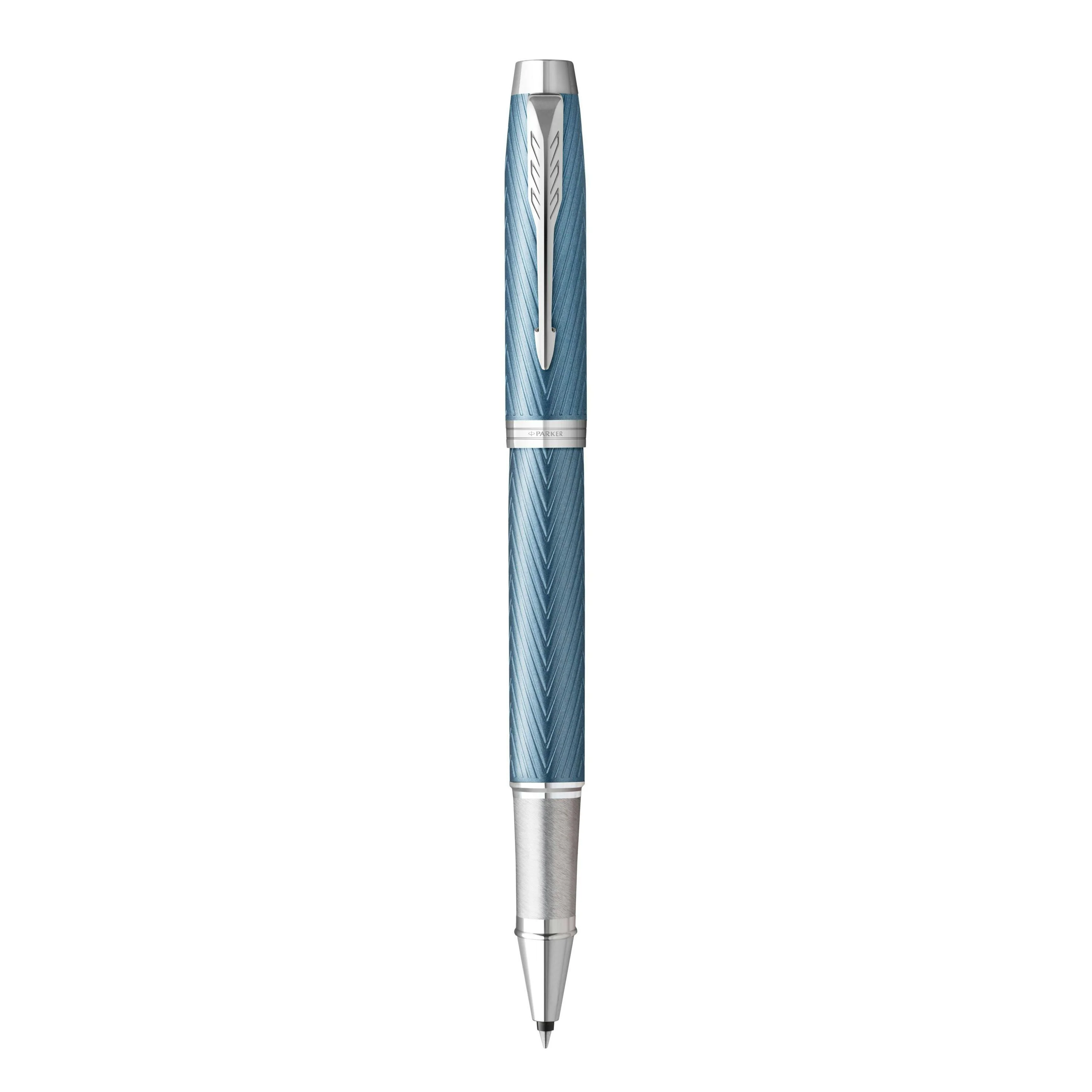 Parker IM Premium Rollerball Pen - Grey Lacquer & Chrome Trim - Image 3
