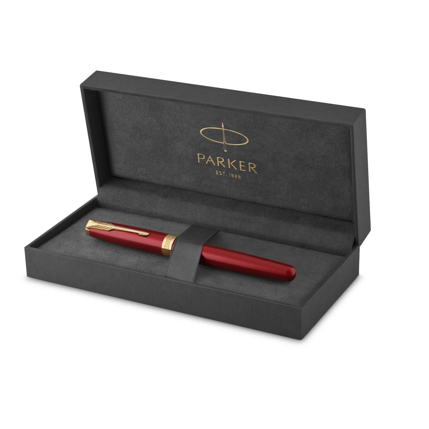 Parker Sonnet Rollerball Pen - Lacquered Red with Gold Trim - Image 5