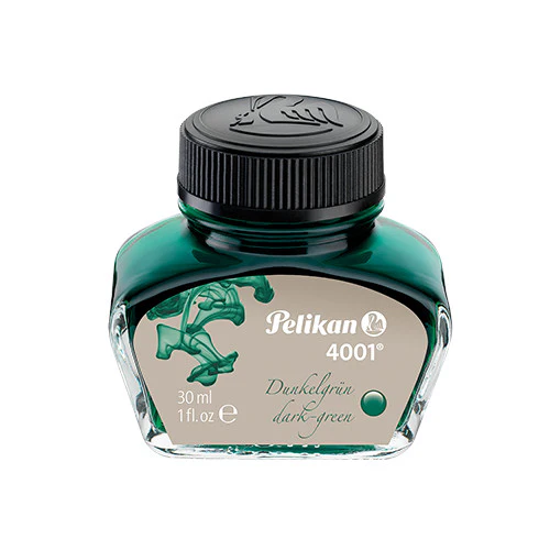 Pelikan 4001 Dark Green - 30ml Bottled Ink - Image 2