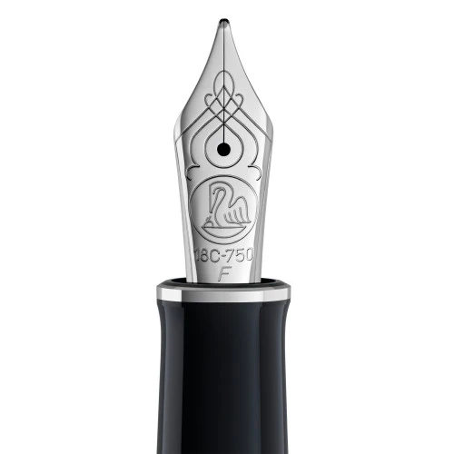 Pelikan Souveran M805 Fountain Pen - Black Blue - Image 4