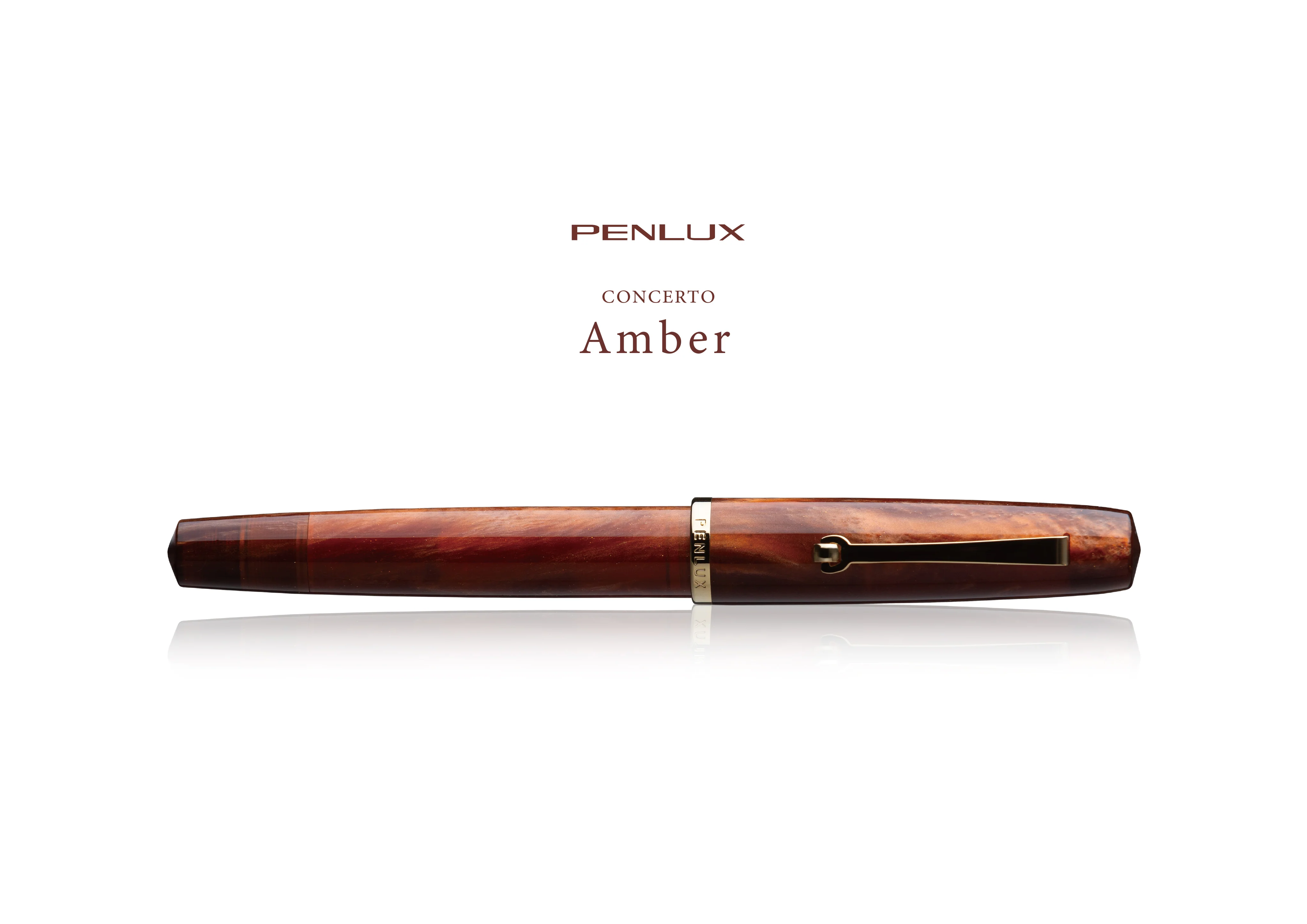 Penlux Concerto Fountain Pen - Amber (Special Edition) - Image 7