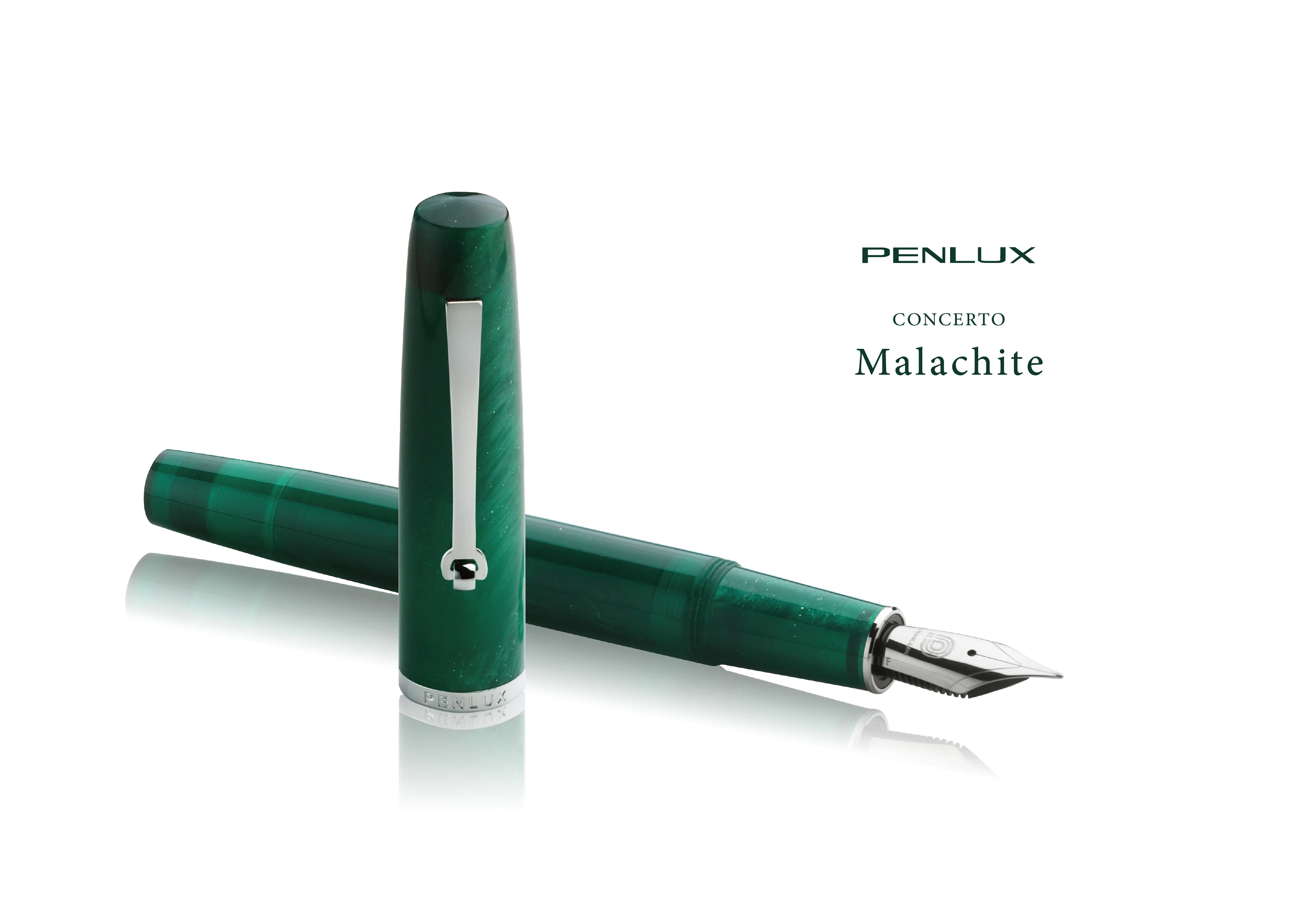 Penlux Concerto Fountain Pen - Malachite (Special Edition) - Image 5
