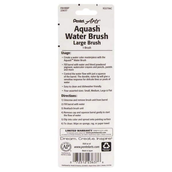 Pentel Aquash Water Brush - Large - Image 4