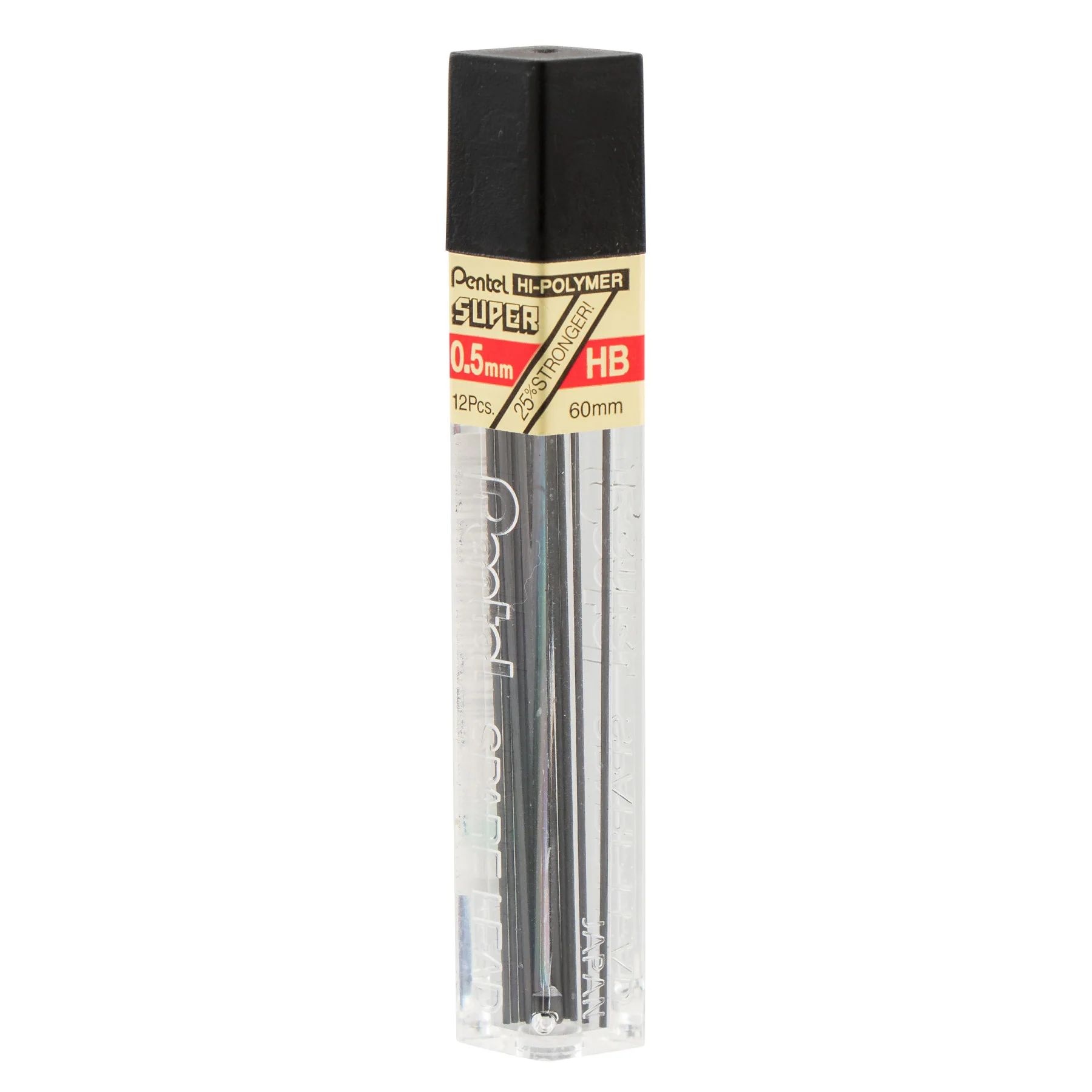 Pentel Super Hi-Polymer Lead - 0.5mm - 12 Pieces - Image 11