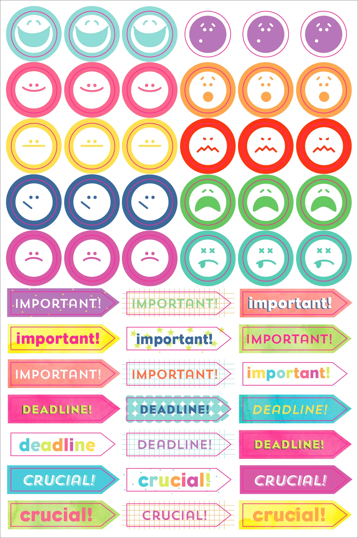 ESSENTIALS STUDENT PLANNER STICKERS - Image 13