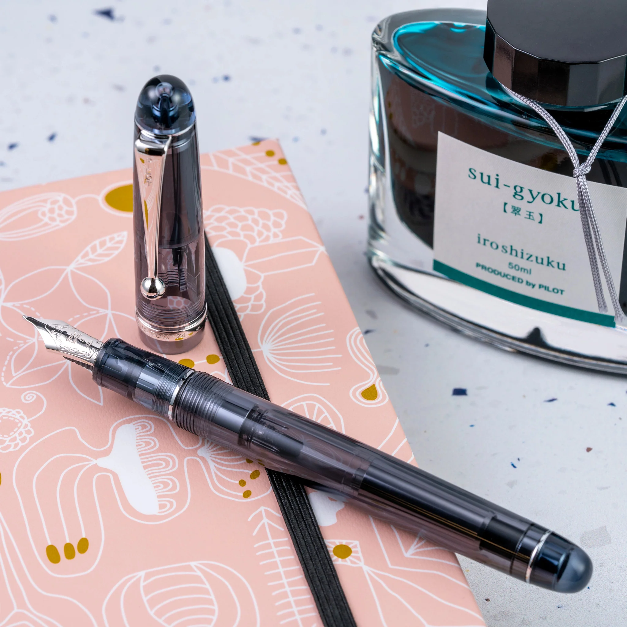 Pilot Custom 74 Fountain Pen - Smoke - Image 3