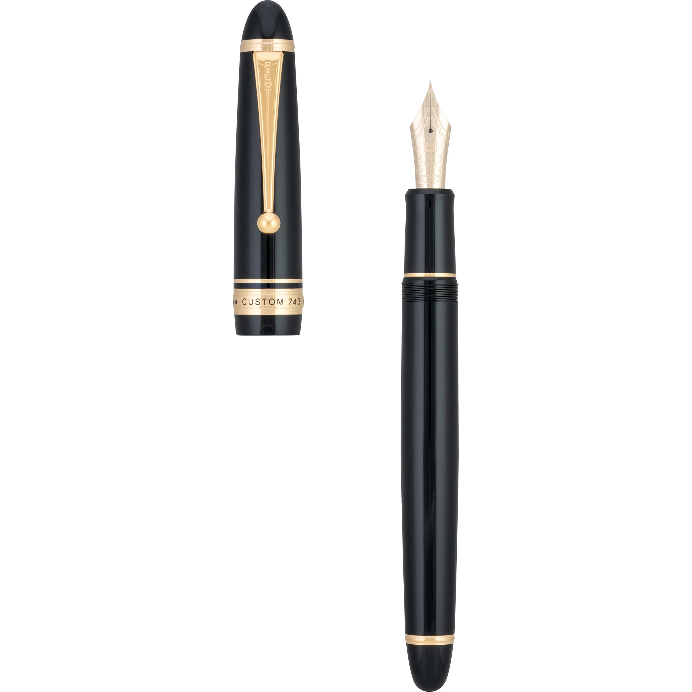 Pilot Custom 743 Fountain Pen - Black - Image 7