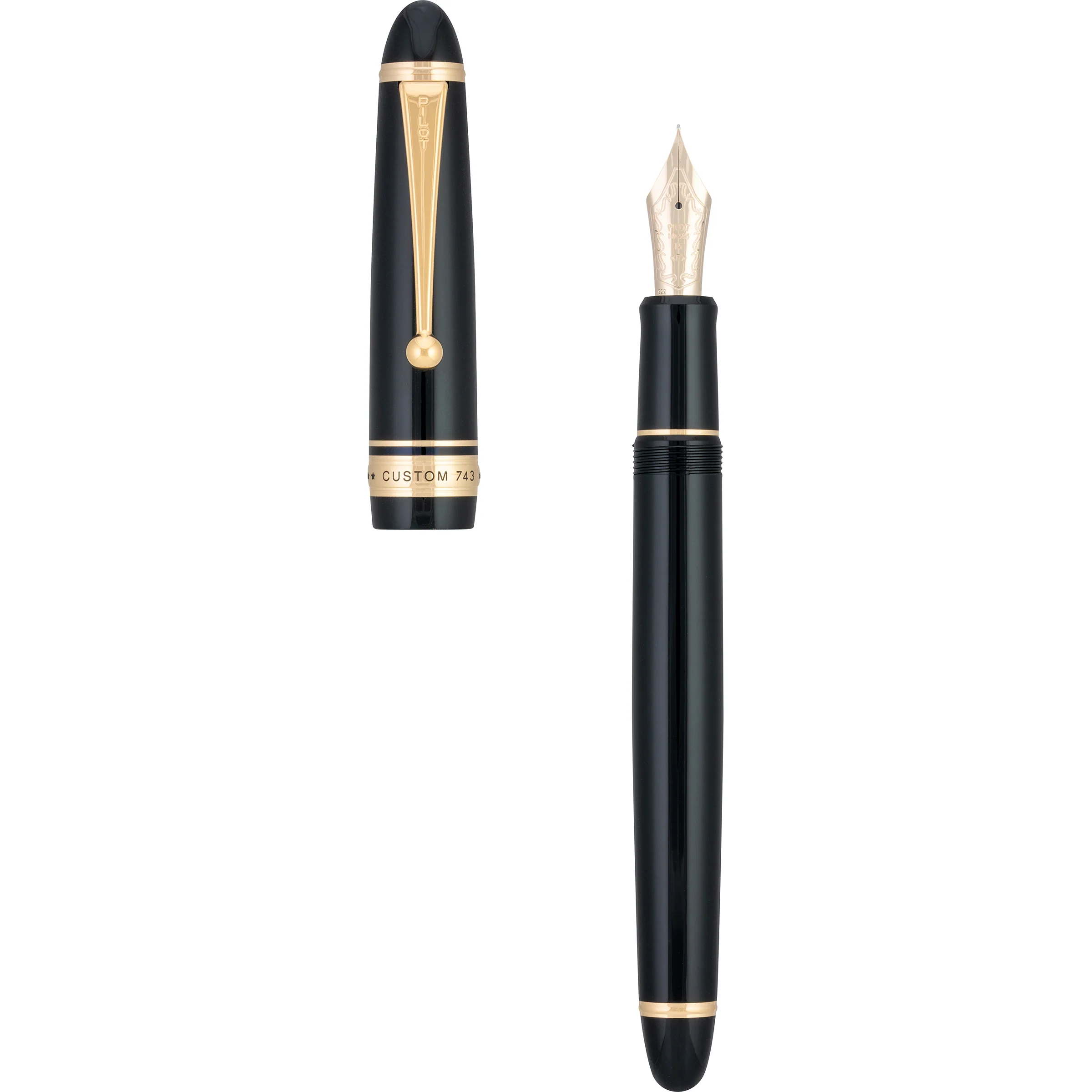 Pilot Custom 743 Fountain Pen - Black - Image 9