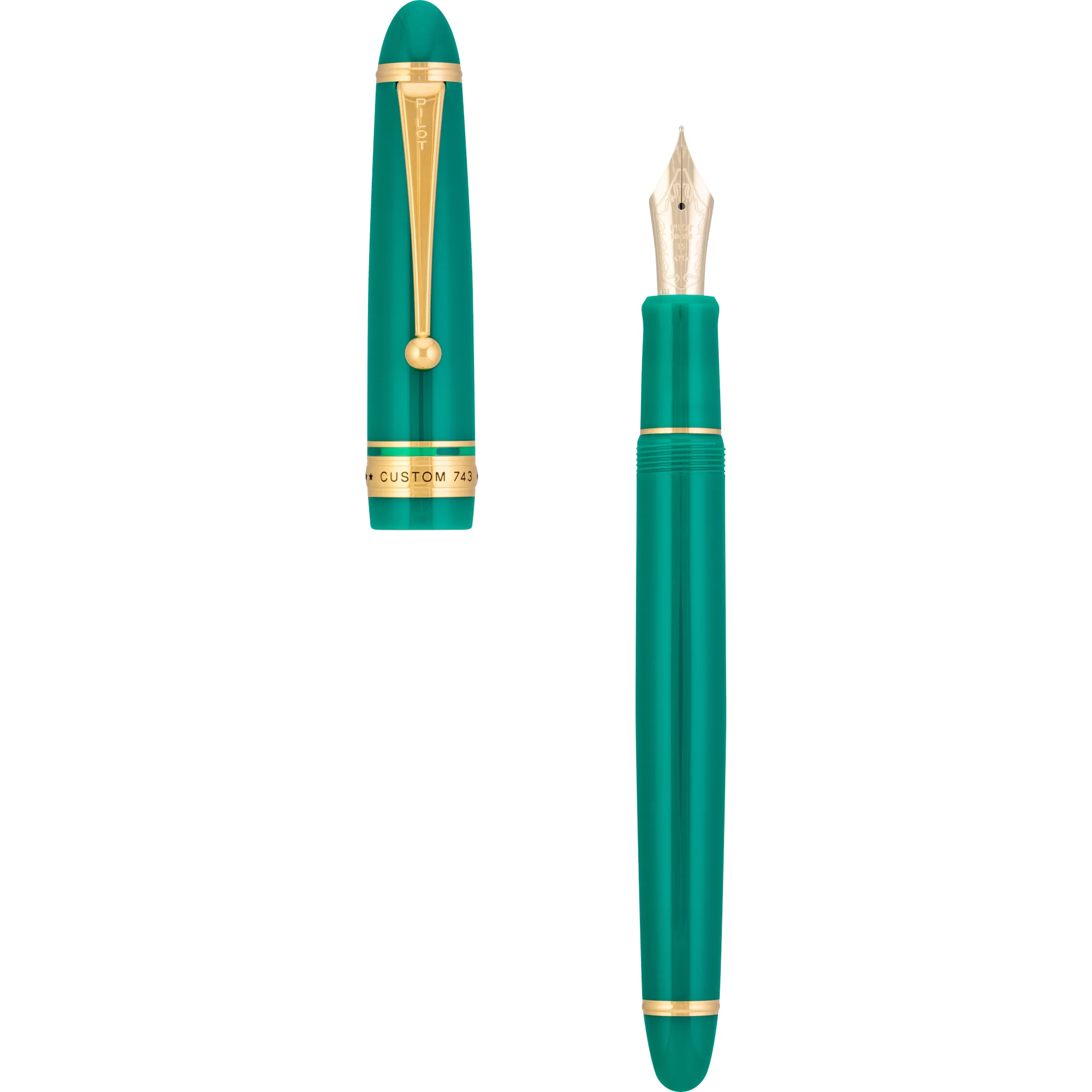 Pilot Custom 743 Fountain Pen - Green - Image 5