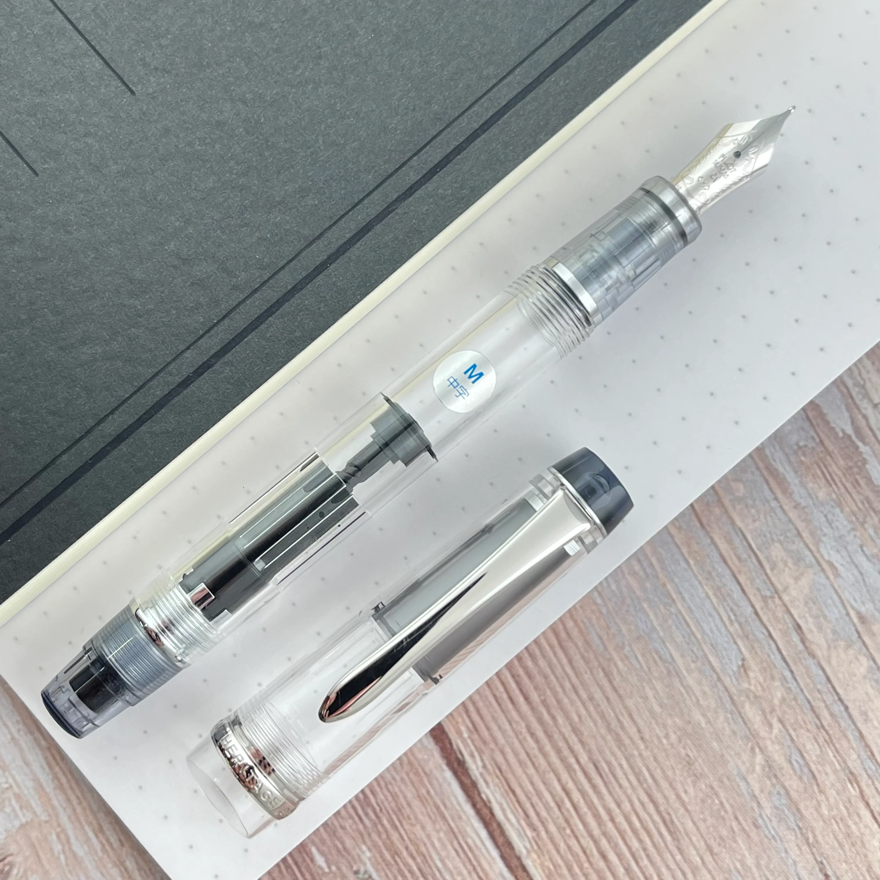 Pilot Custom Heritage 92 Fountain Pen - Clear - Image 2