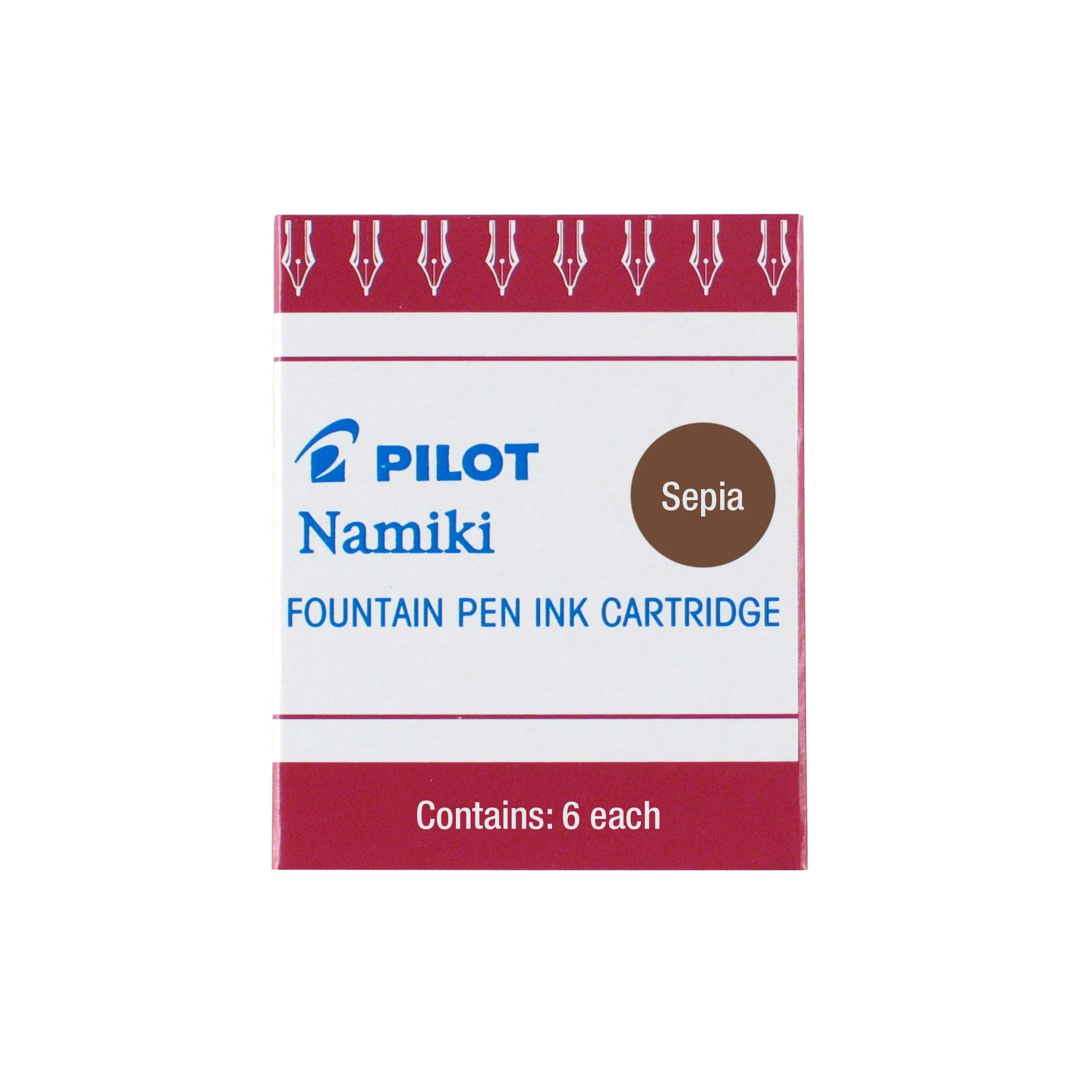 Pilot Ink Cartridge - Sepia