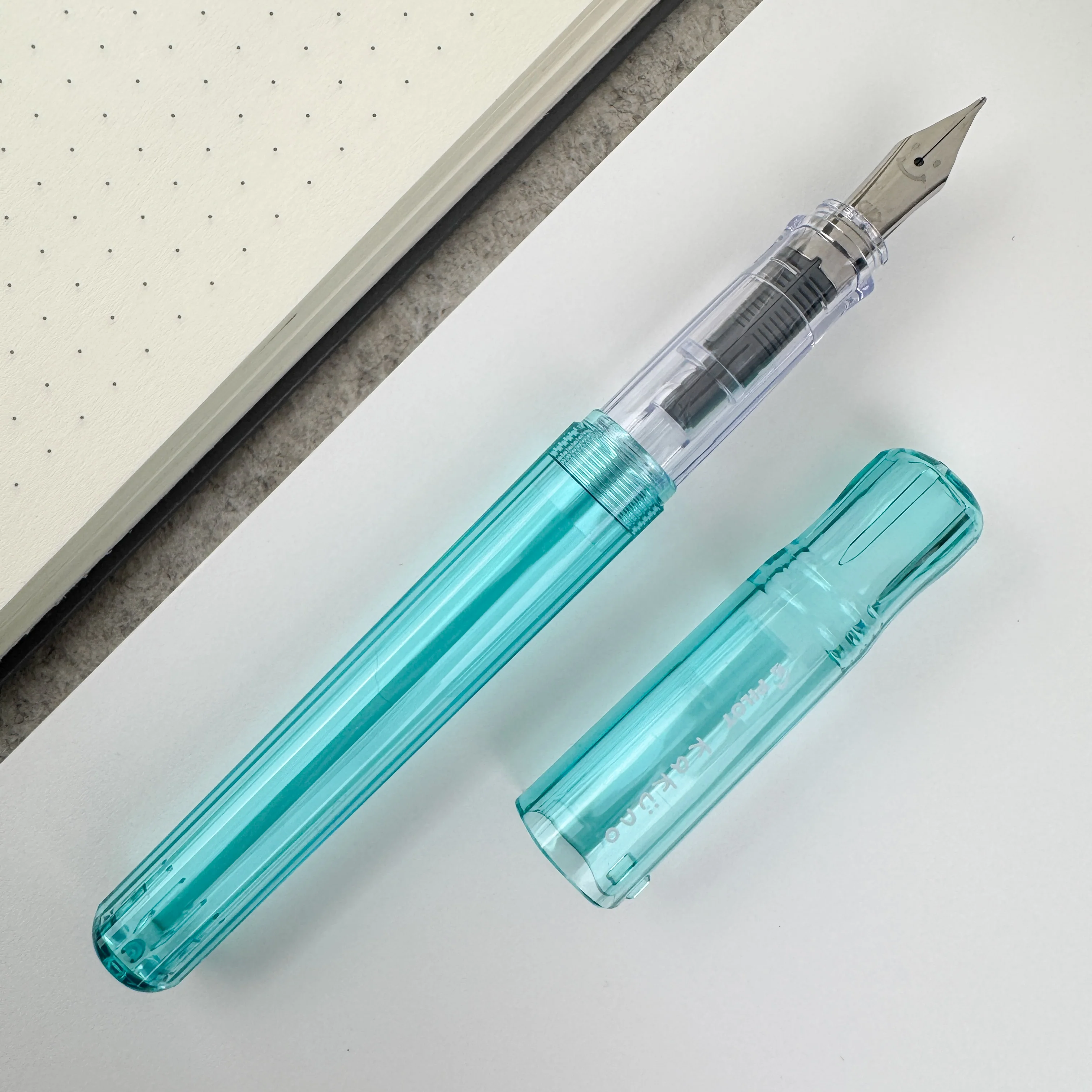 Pilot Kakuno Fountain Pen - Translucent Aqua