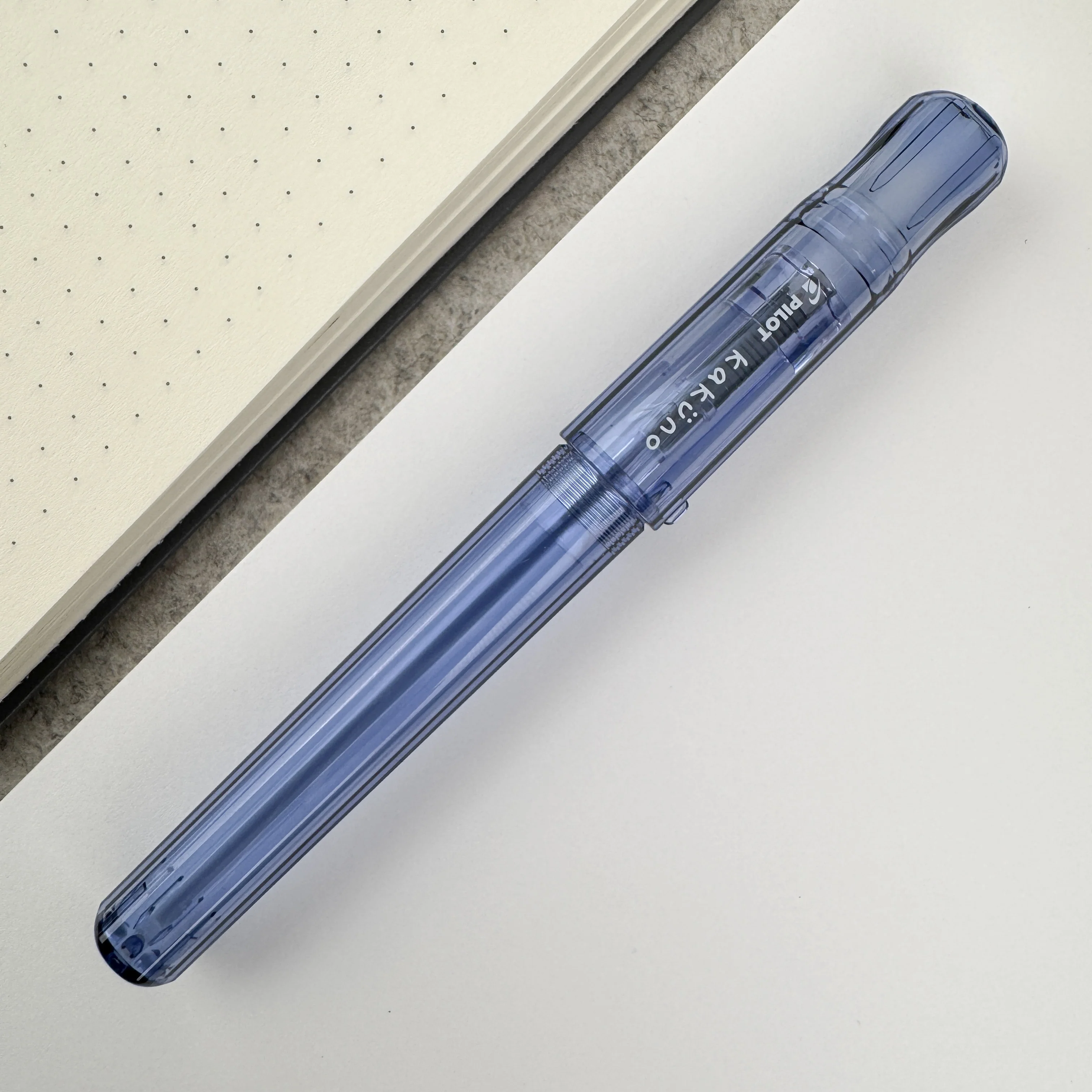 Pilot Kakuno Fountain Pen - Translucent Blue - Image 2