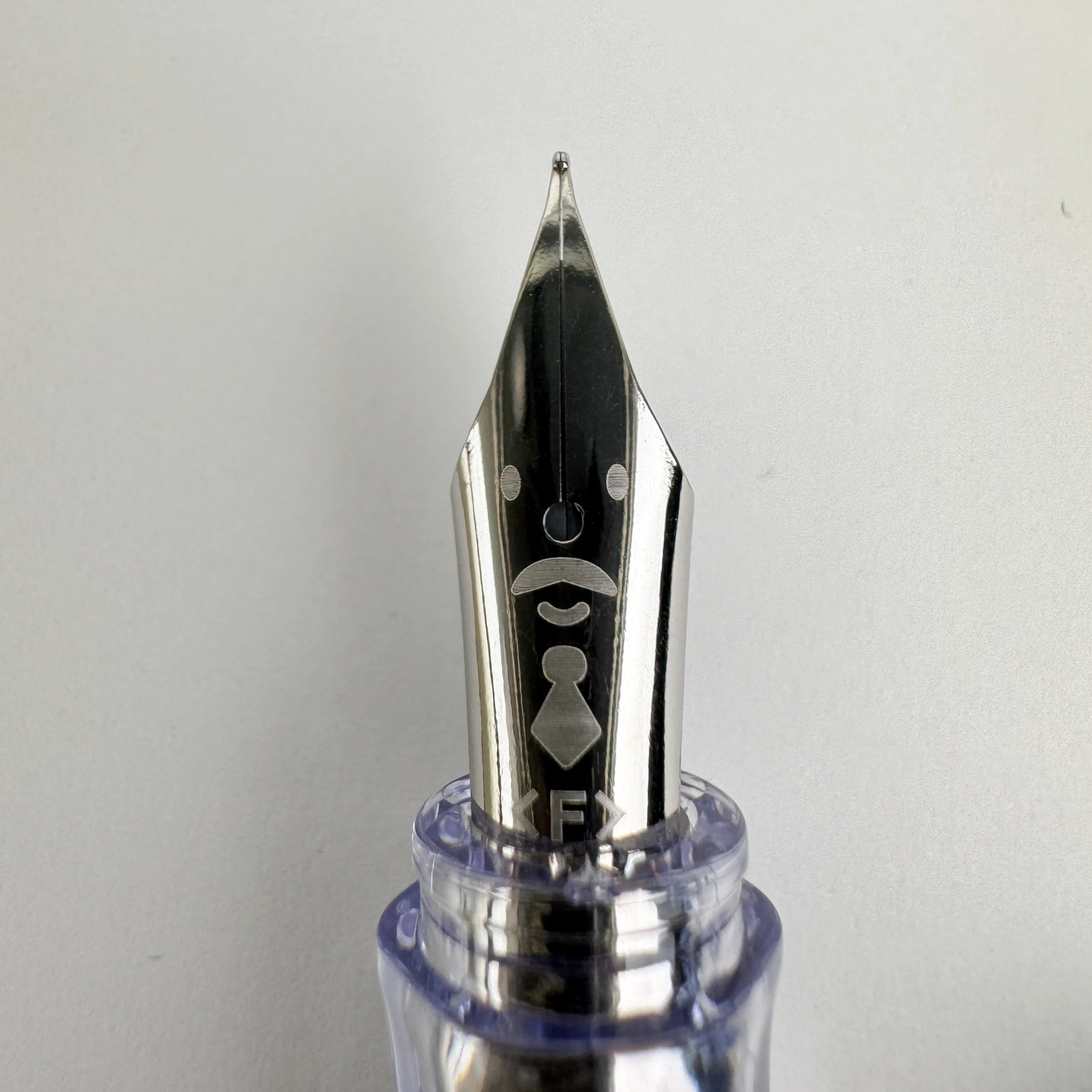 Pilot Kakuno Fountain Pen - Translucent Blue - Image 3