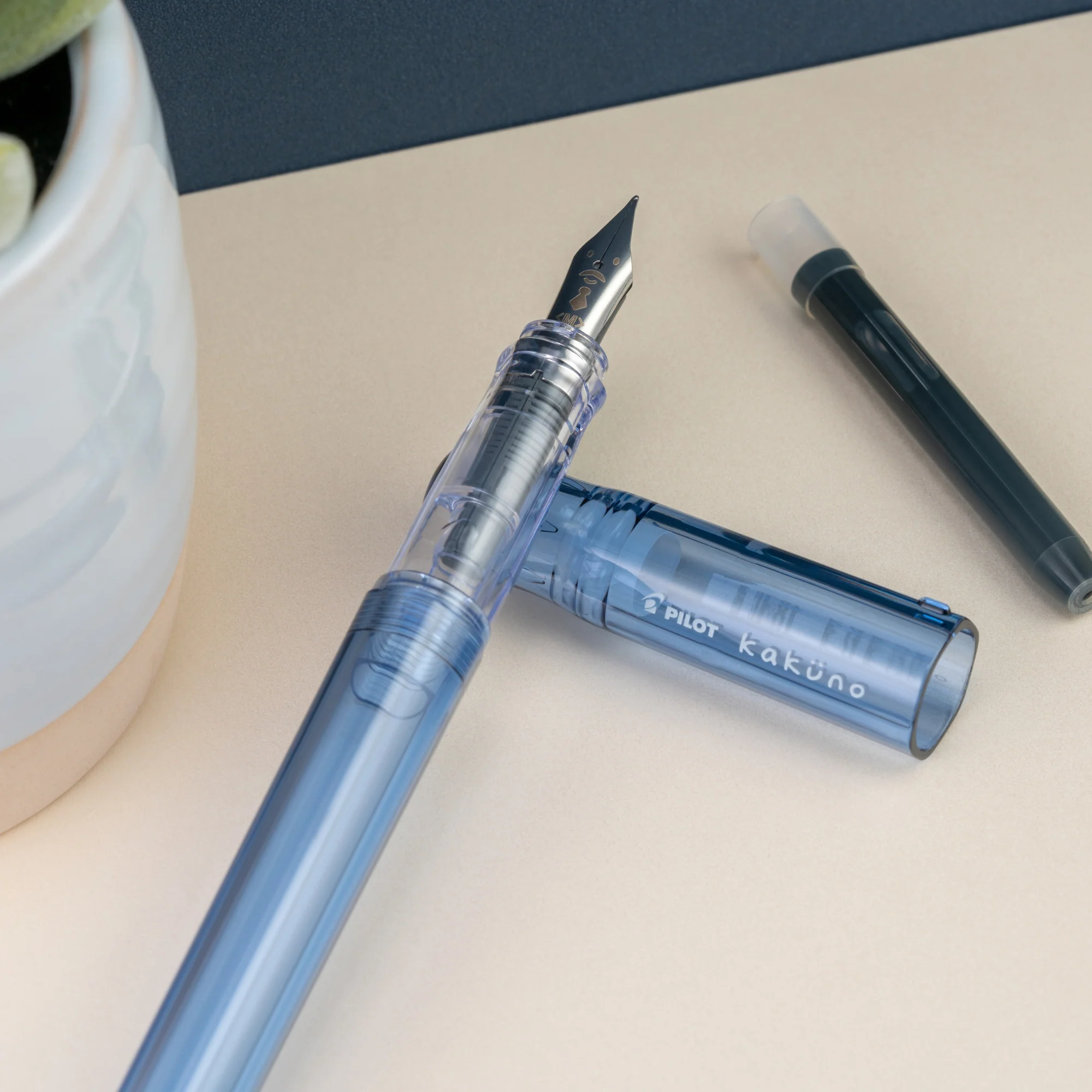 Pilot Kakuno Fountain Pen - Translucent Blue - Image 4