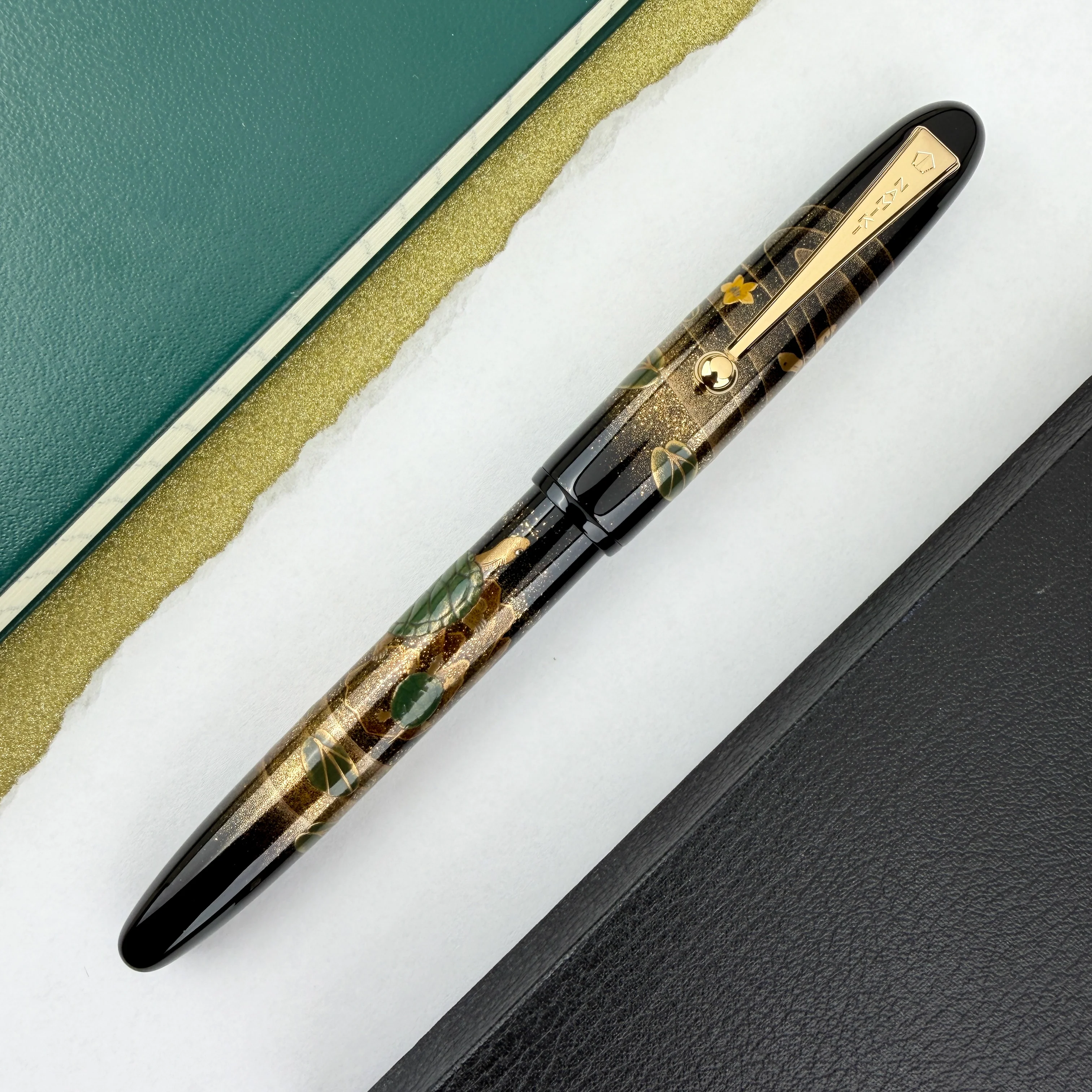 Namiki Yukari Fountain Pen - Turtle - Image 2