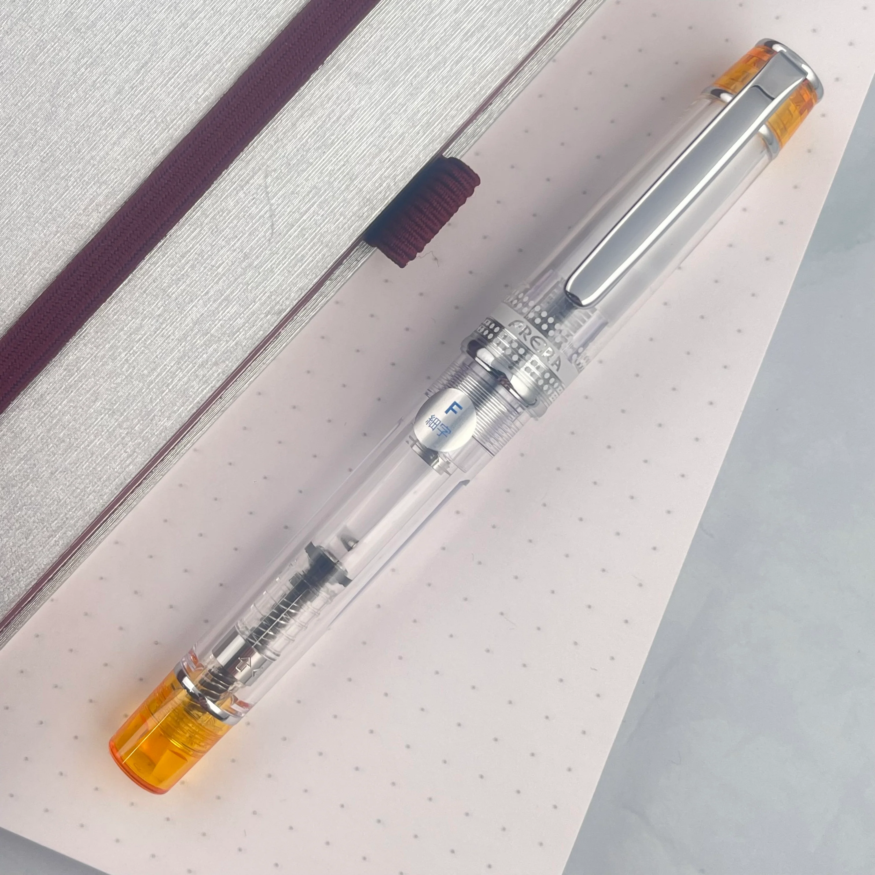 Pilot Prera Fountain Pen - Orange - Image 2