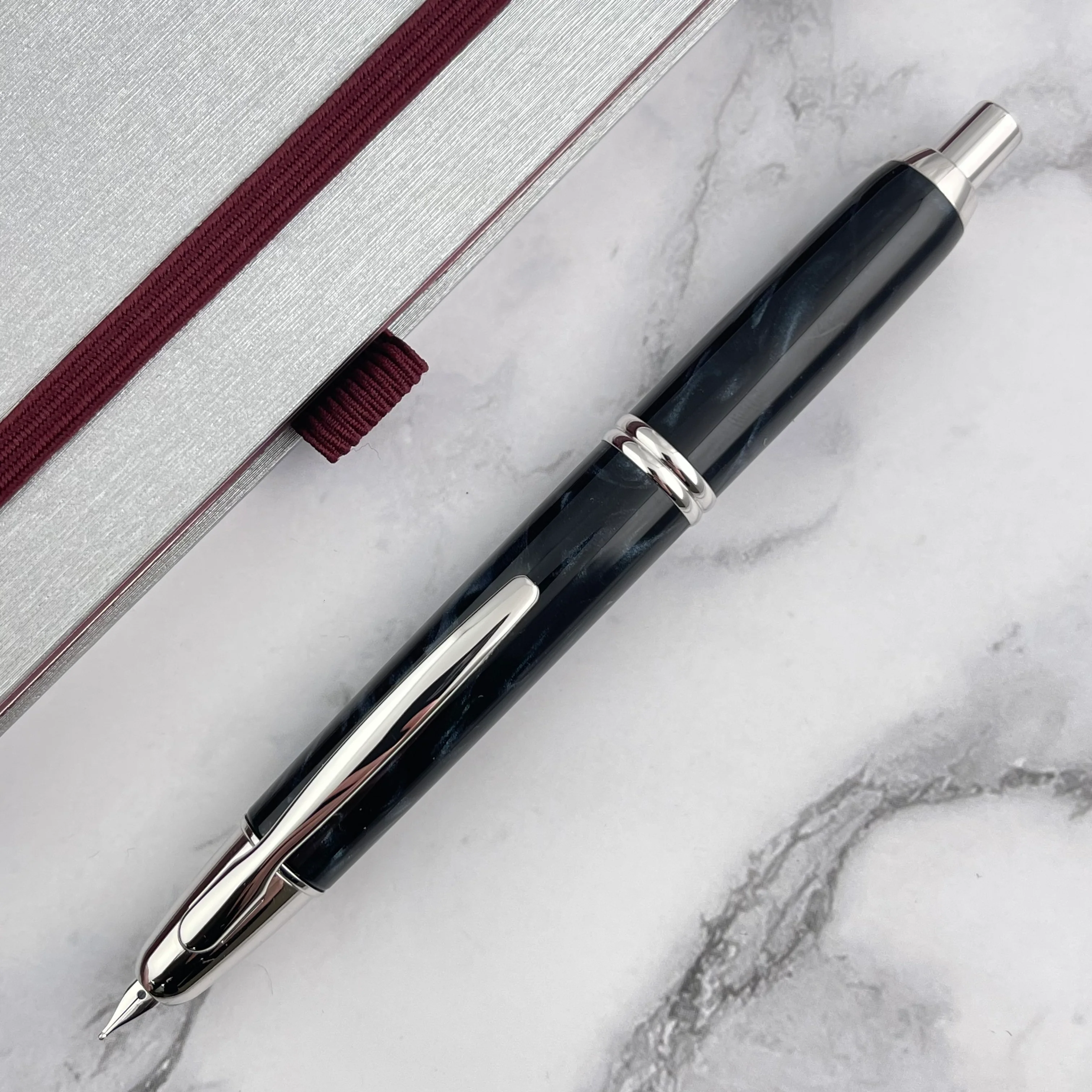 Pilot Vanishing Point SE Fountain Pen - Marble Black