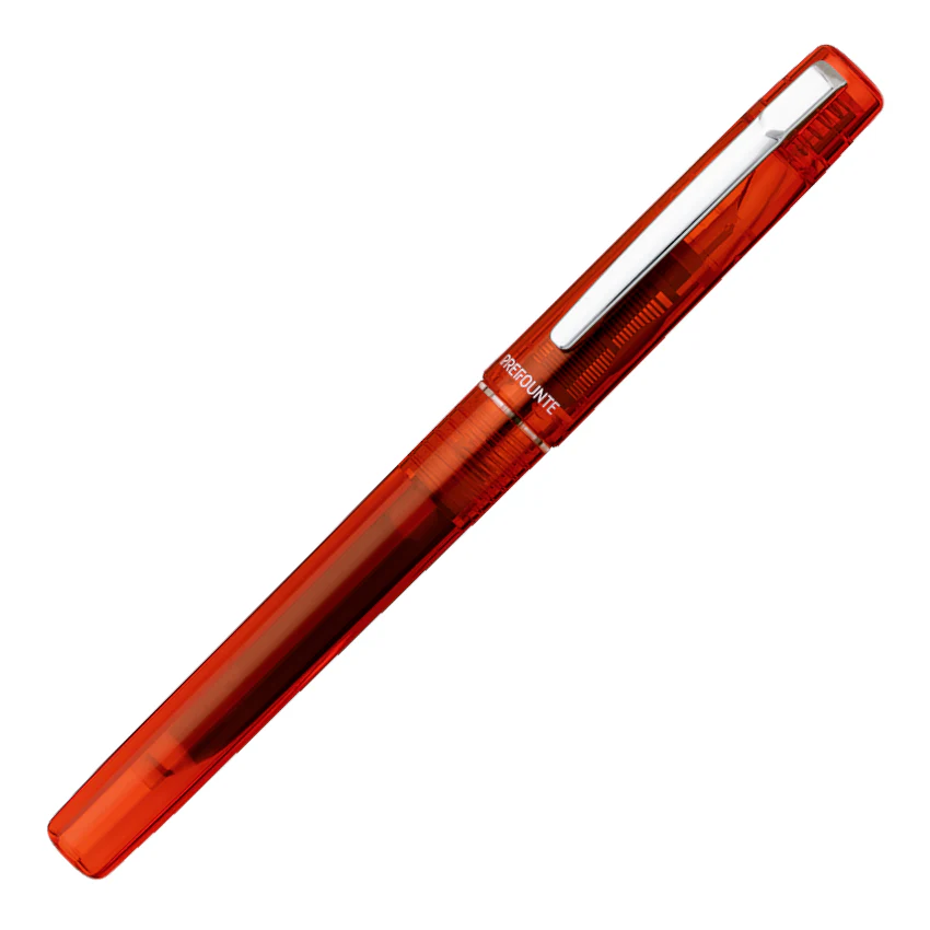 Platinum Prefounte Fountain Pen - Vermilion Orange - Image 3
