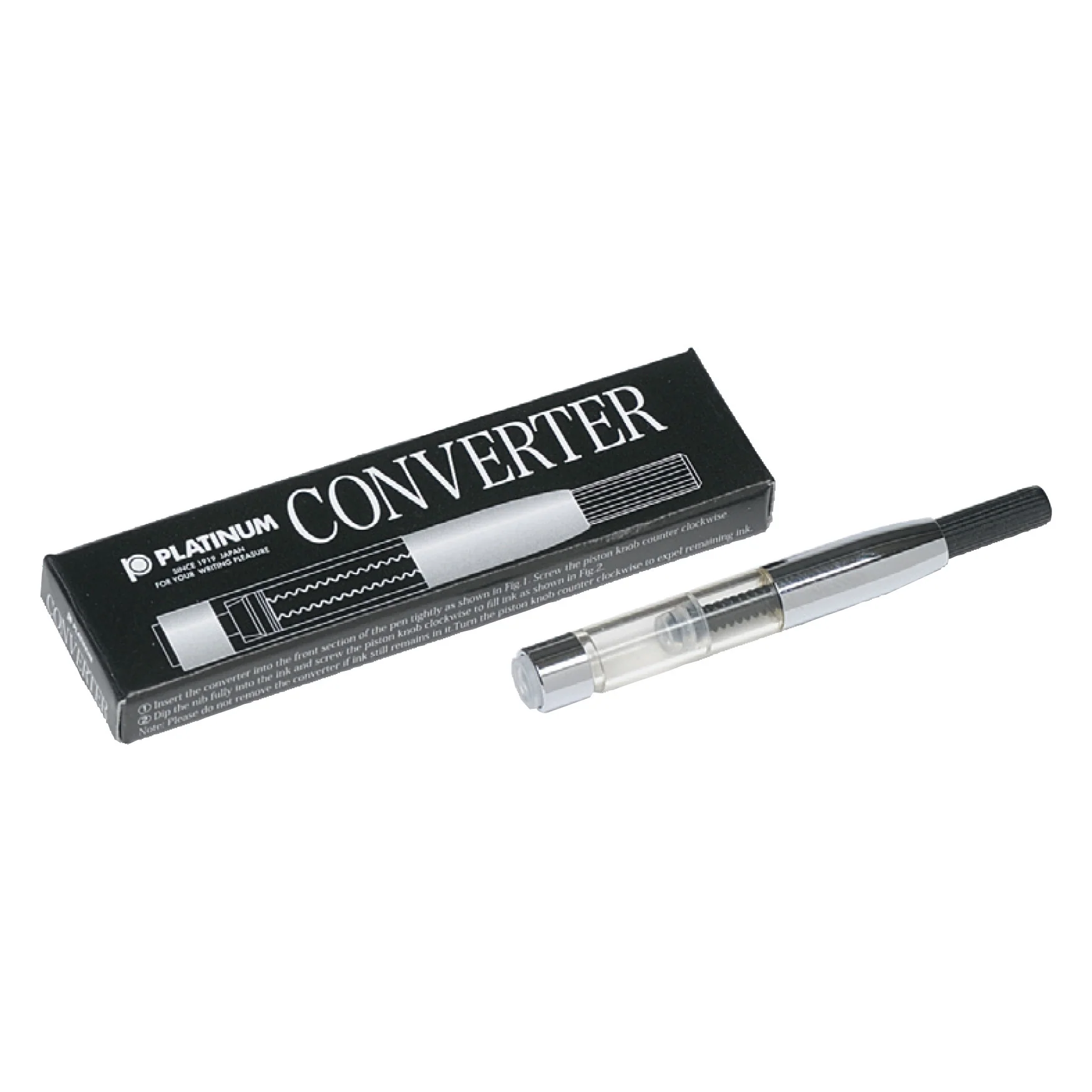 Platinum Fountain Pen Converter - Silver