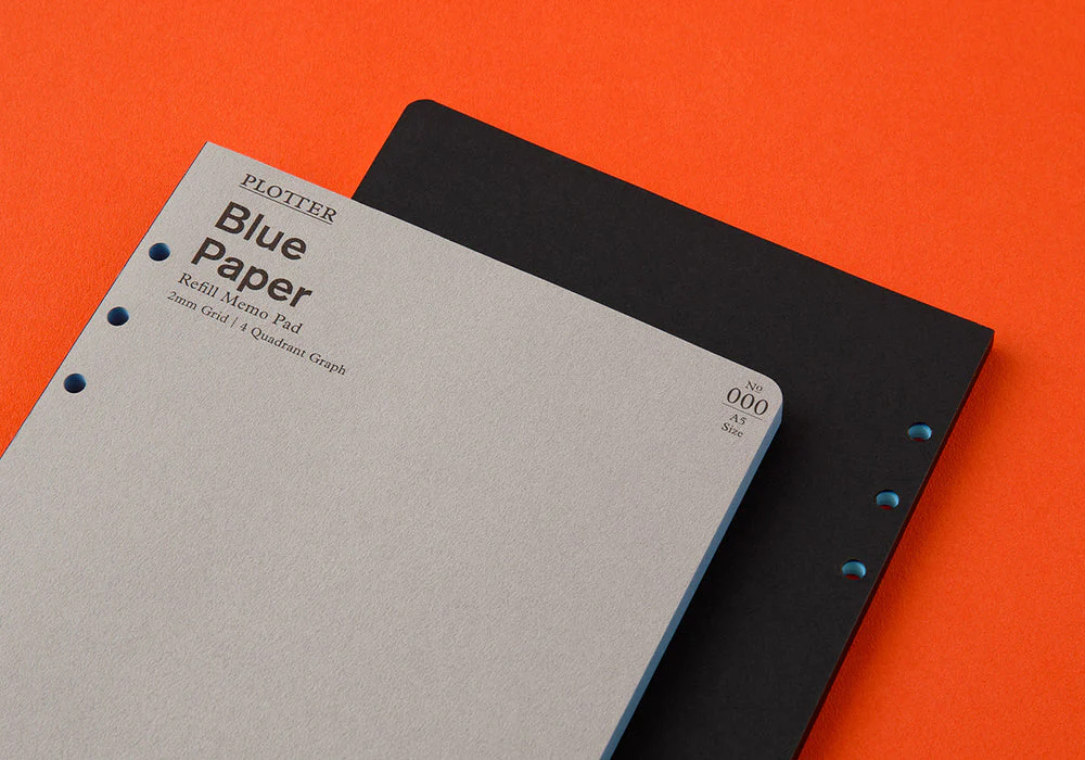 Plotter Blue Paper - 2mm Grid Quadrant Graph - 50 sheets (A5 Size) - Image 5