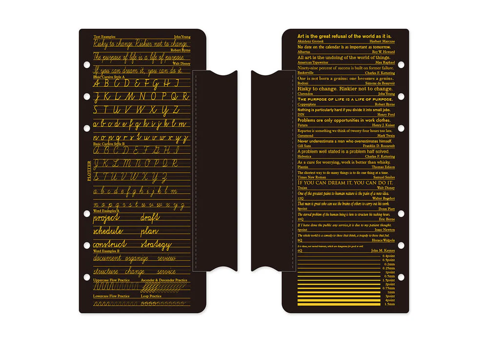 Plotter Leather Penholder with Lifter - Narrow Size - Image 3