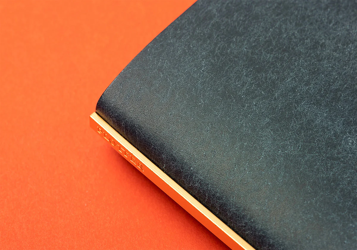 Plotter Pueblo 5-Ring Leather Binder - Mini 5 Size - Navy - Image 2