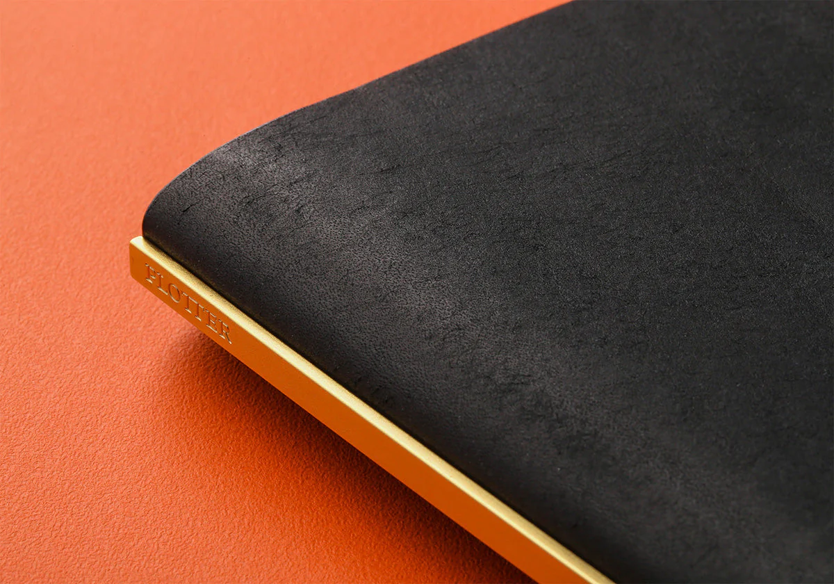 Plotter Pueblo 6-Ring Leather Binder - Narrow Size - Black - Image 4