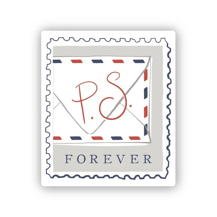 Postage Stamp Sticker Set