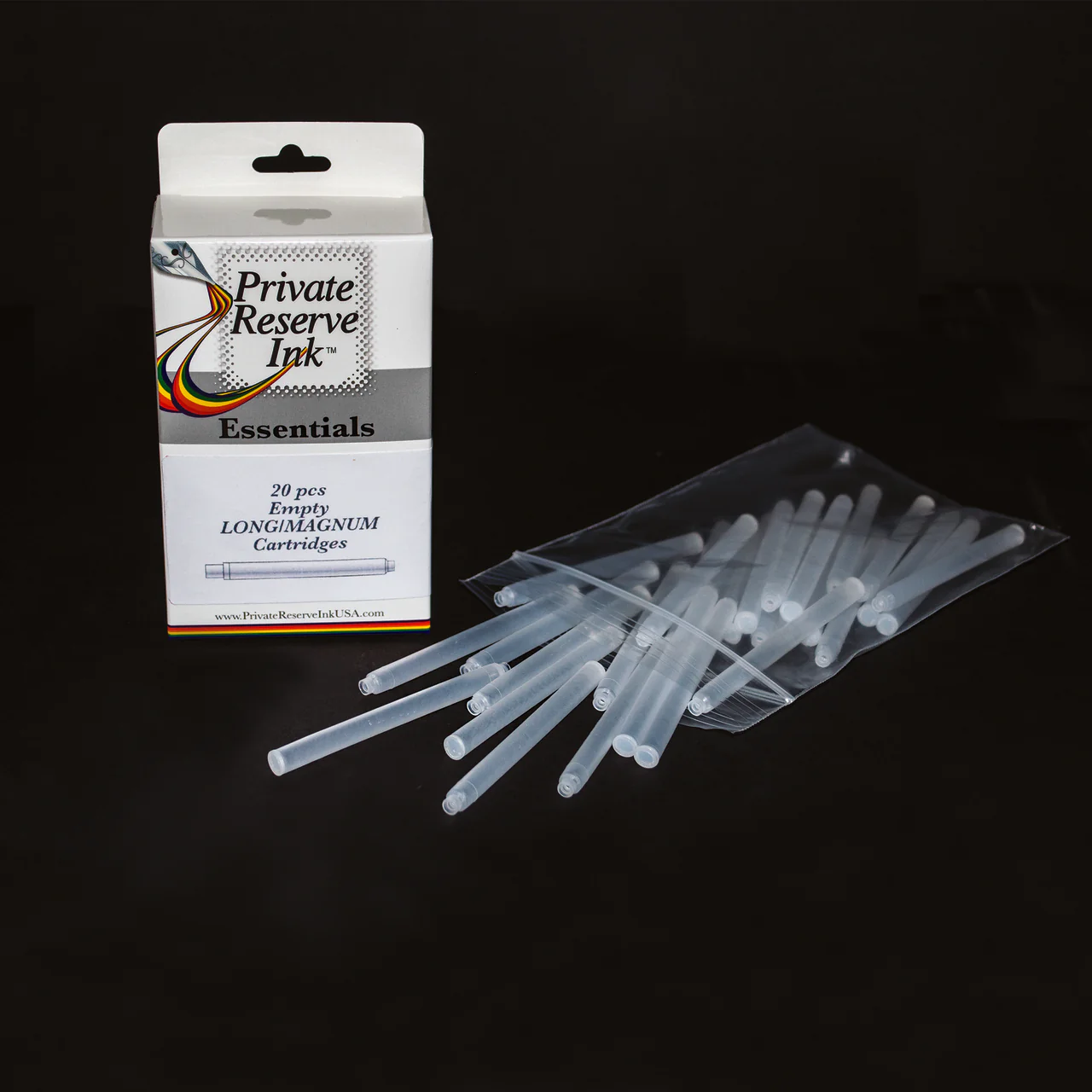 Private Reserve Empty Standard International Cartridges - Long (20 Pack)