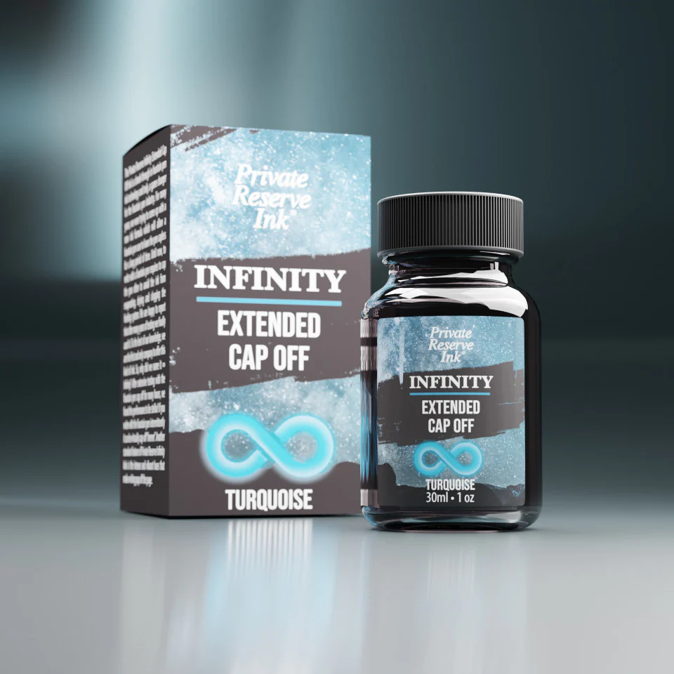 Private Reserve Infinity Turquoise - 30ml Bottled Ink - Image 2
