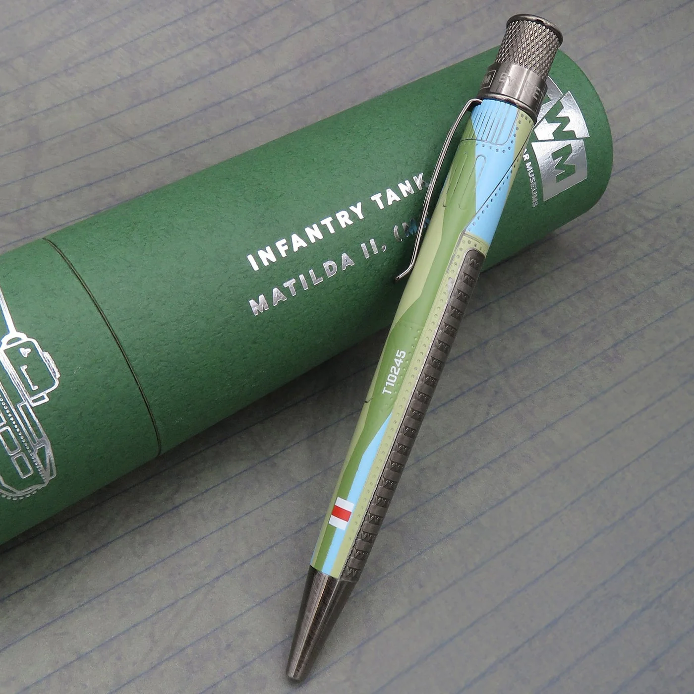 Retro 51 Imperial War Museums Rollerball Pen - Matilda Tank - Image 7