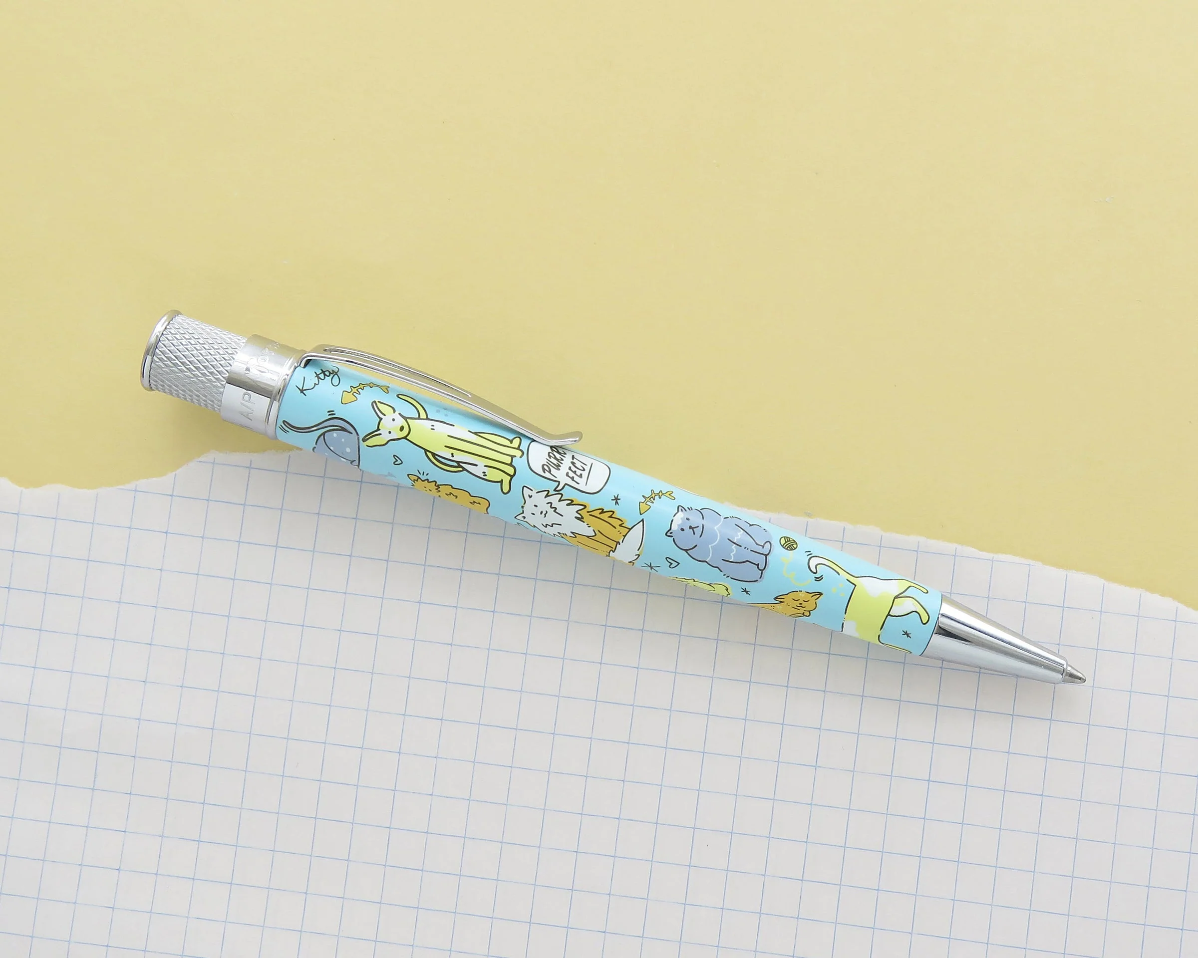 Retro 51 Rescue Ballpoint Pen - Cat Rescue Series 6 - Image 7