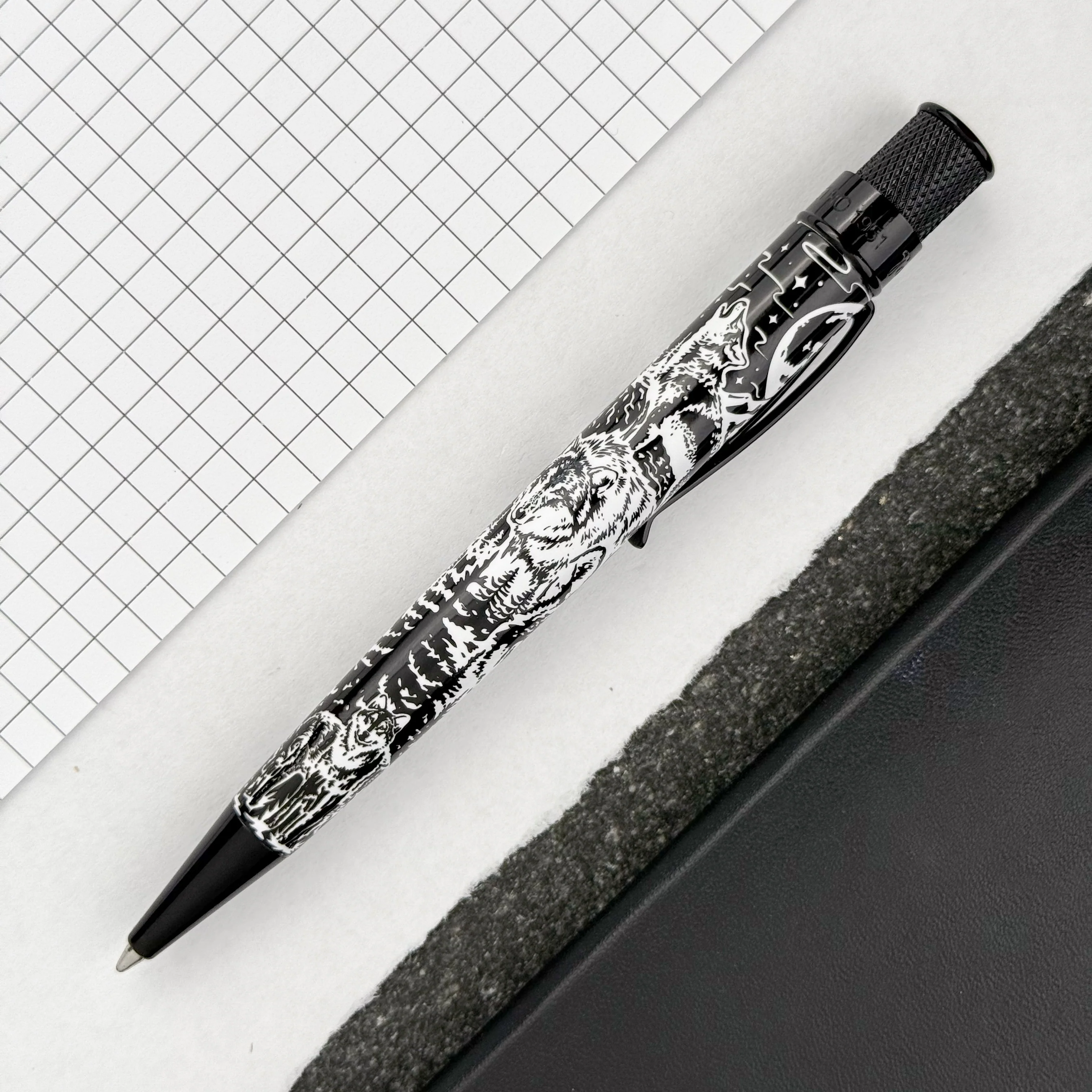 Retro 51 Tornado™ Wolf Rescue Ballpoint Pen - Image 3