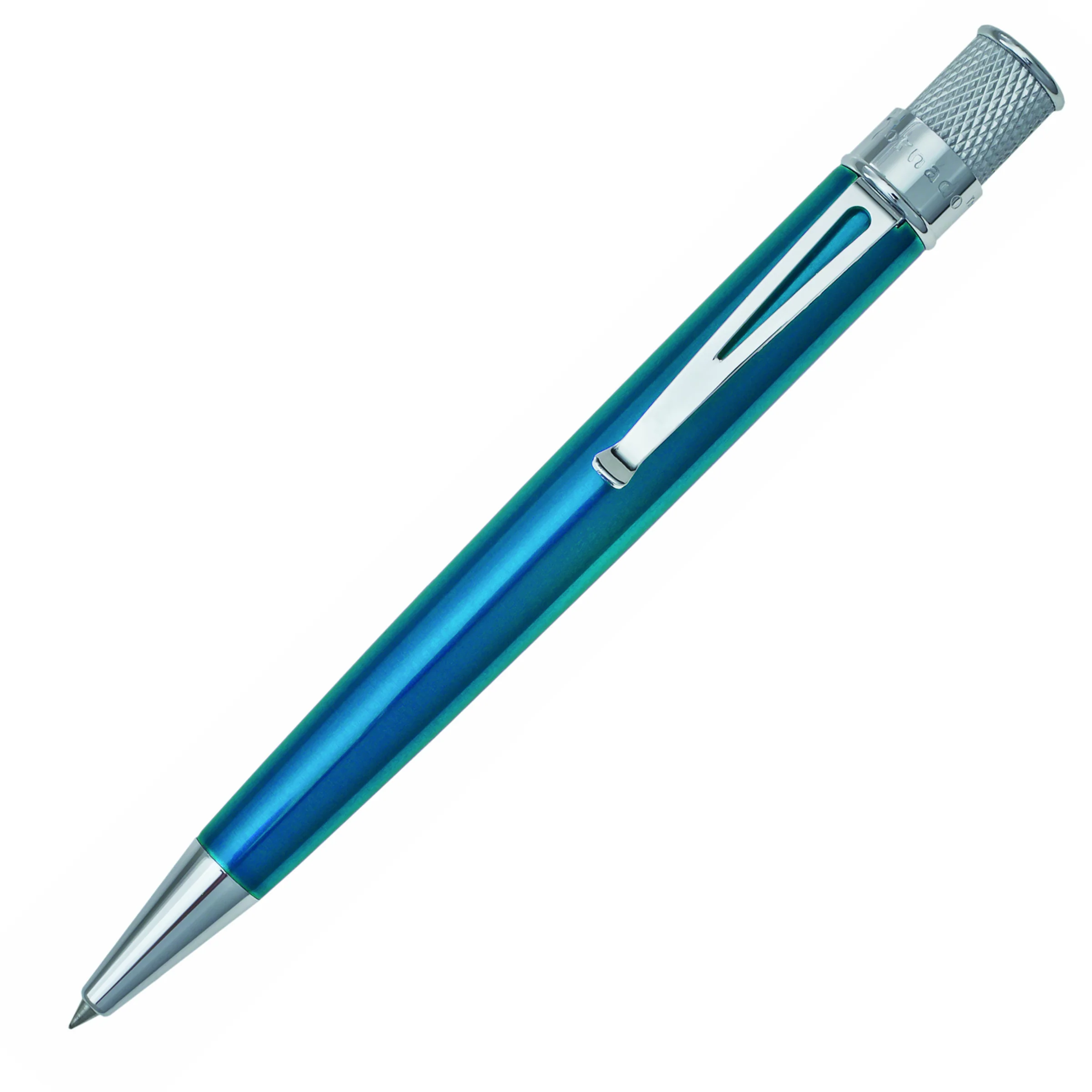 Retro 51 Tornado Classic Lacquer Rollerball Pen - Peacock - Image 2