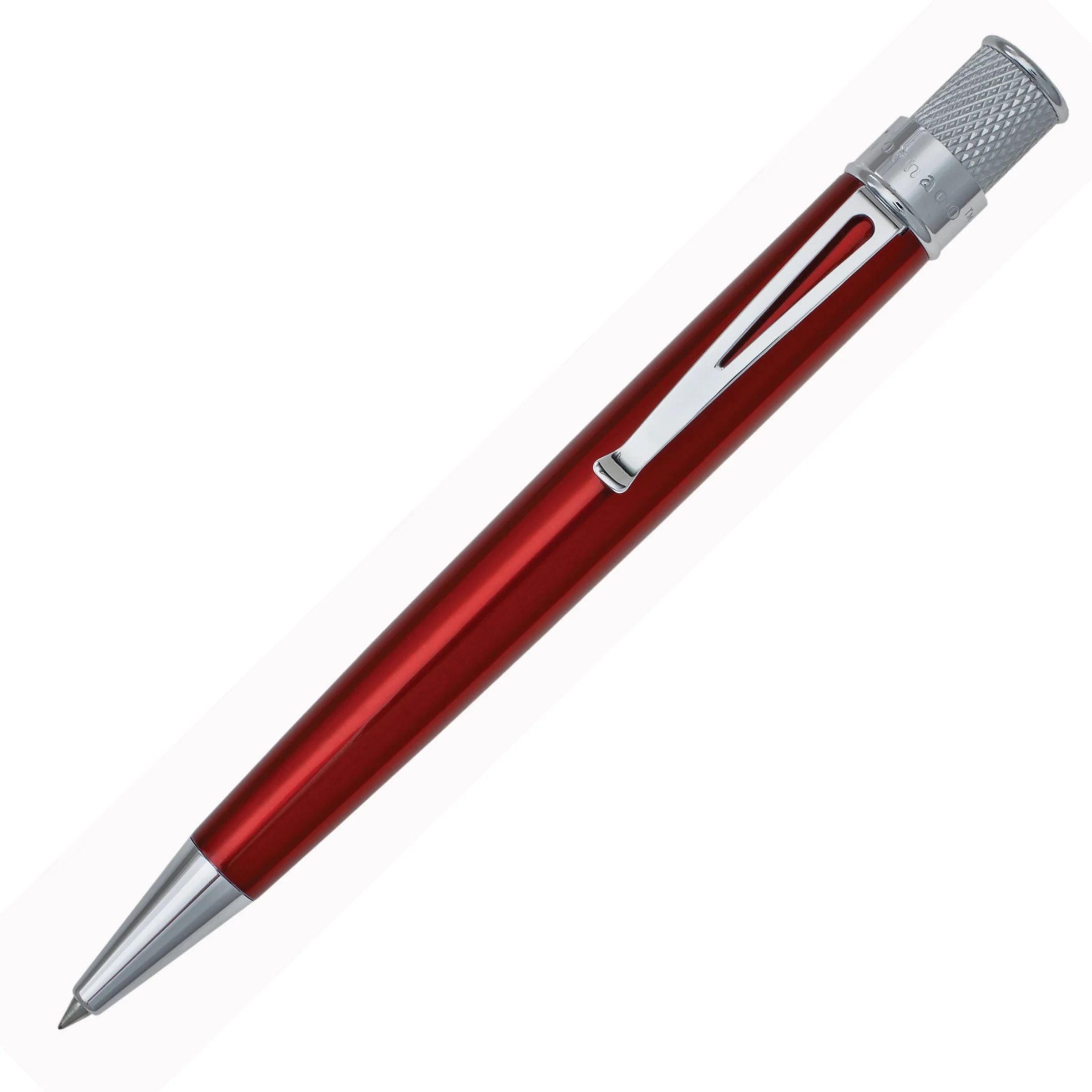 Retro 51 Tornado Classic Lacquer Rollerball Pen - Red - Image 2