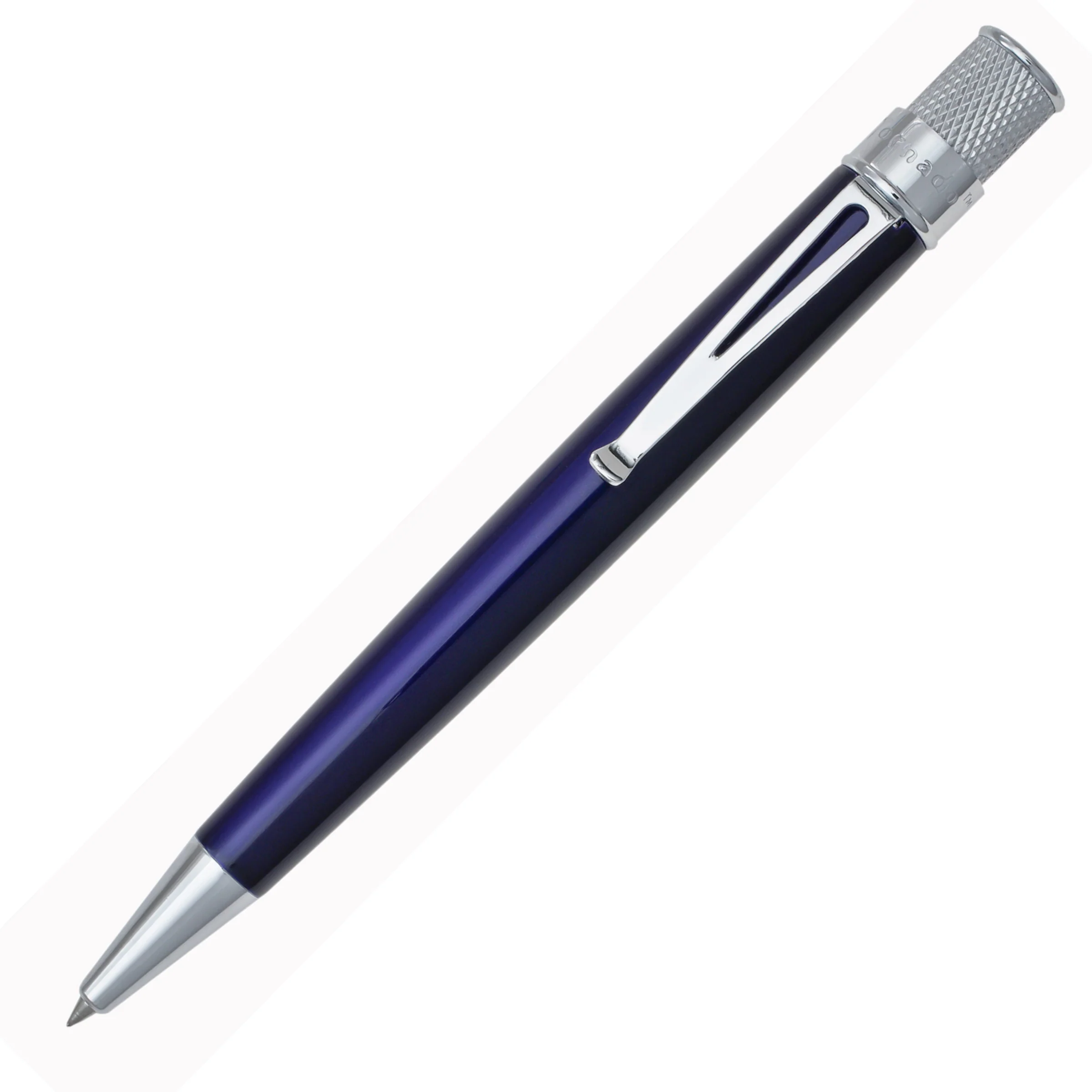 Retro 51 Tornado Classic Lacquer Rollerball Pen - True Blue - Image 2