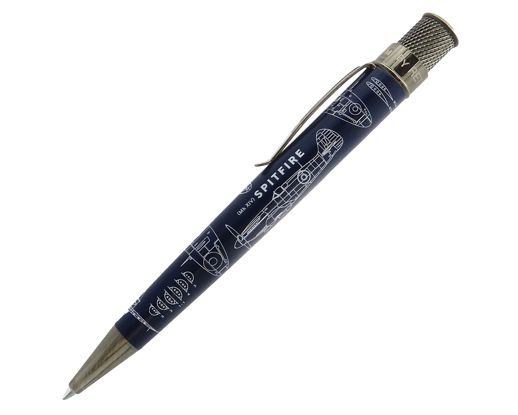 Retro 51 Tornado Rollerball Pen - Imperial War Museums - Spitfire Blueprint - Image 3