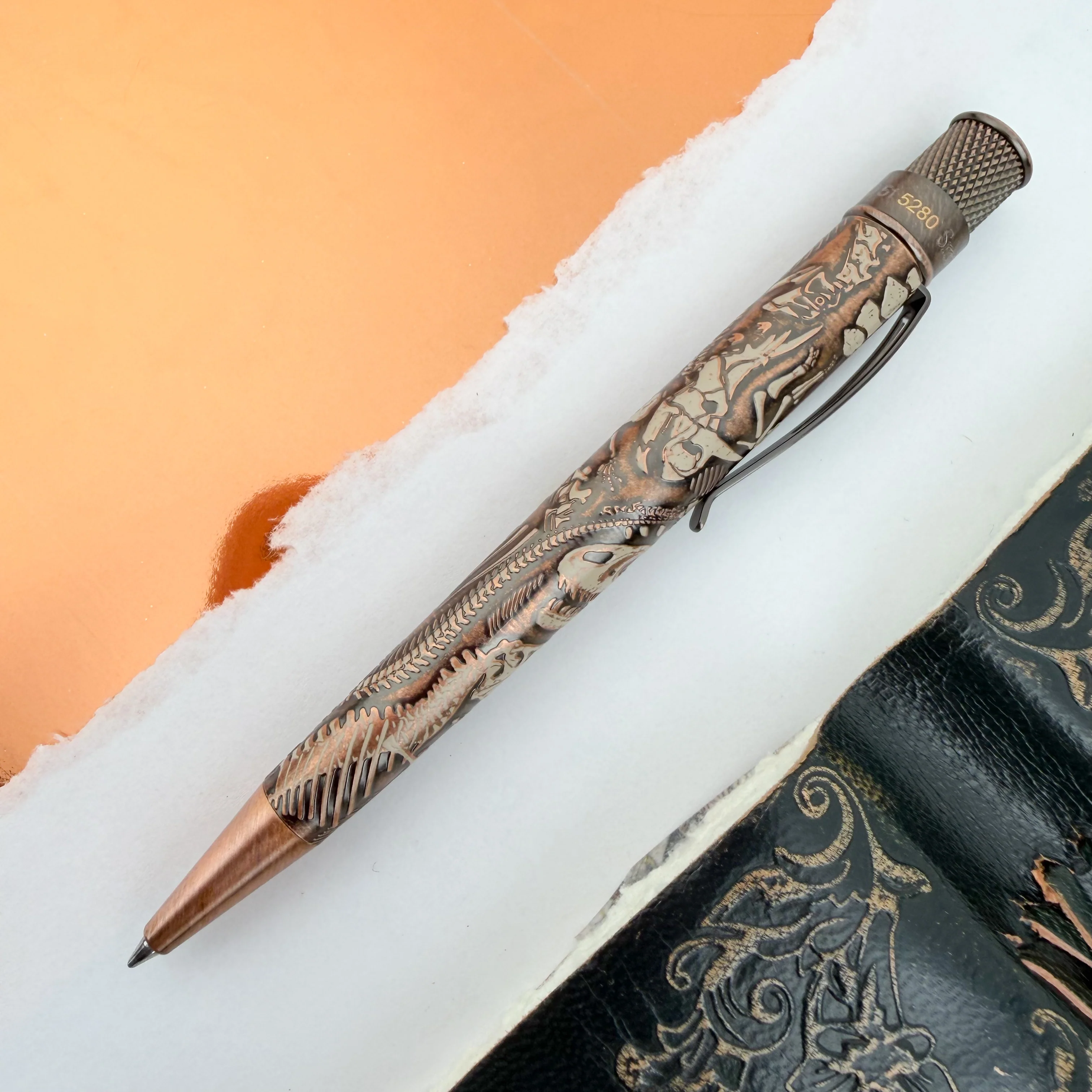 Retro 51 Tornado Rollerball Pen - Smithsonian Dinosaur Fossil - Image 2