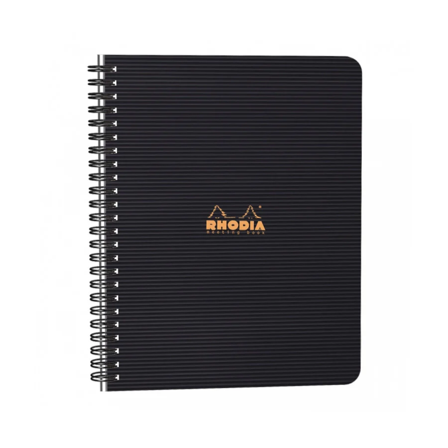 Rhodia Rhodiactive Meeting paper Book 90g paper - Lined 80 sheets - 6 1/2 x 8 1/4 - Black cover - Image 5