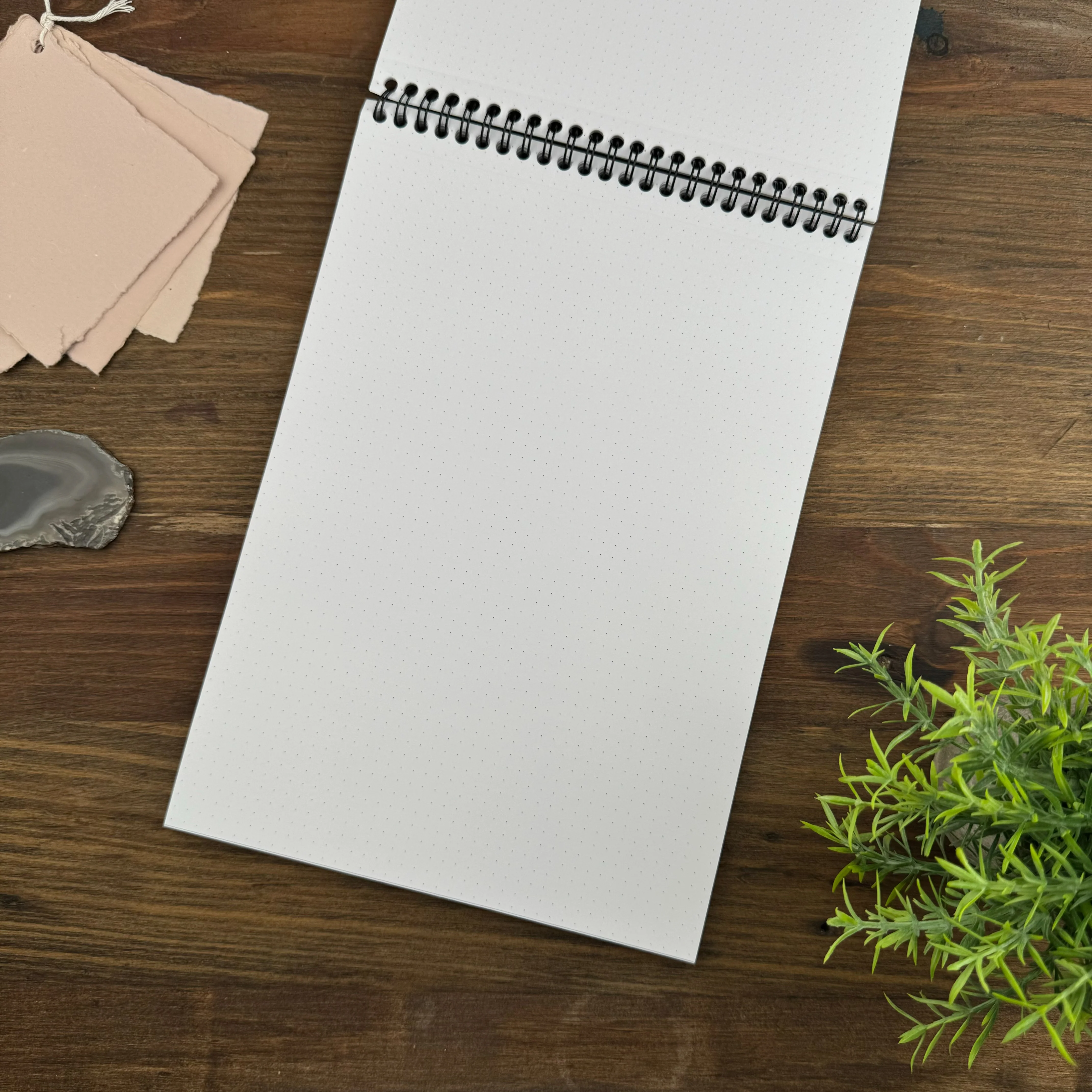 Rhodia Wirebound Notepad - Dot 80 sheets - 8 ¼ x 11 ¾ - Image 2