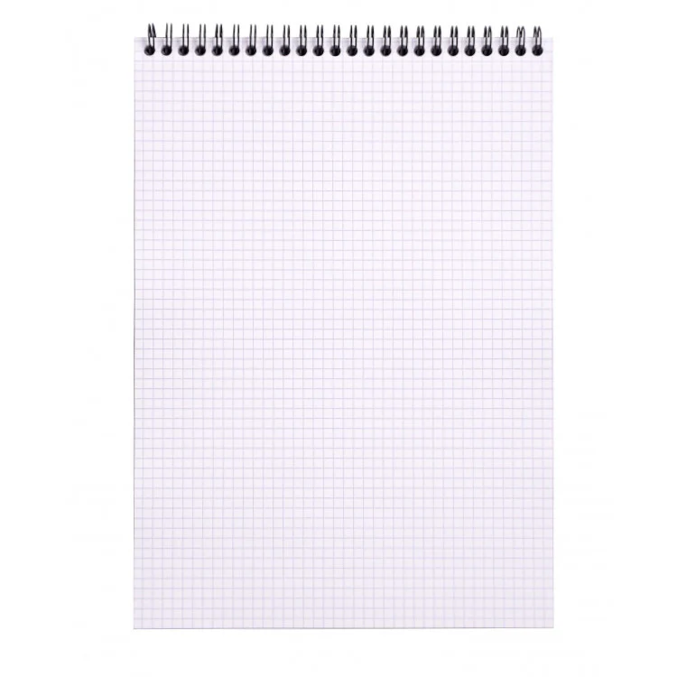 Rhodia Wirebound Notepad - Graph 80 sheets - 8 1/4 x 11 3/4 - Orange cover - Image 5