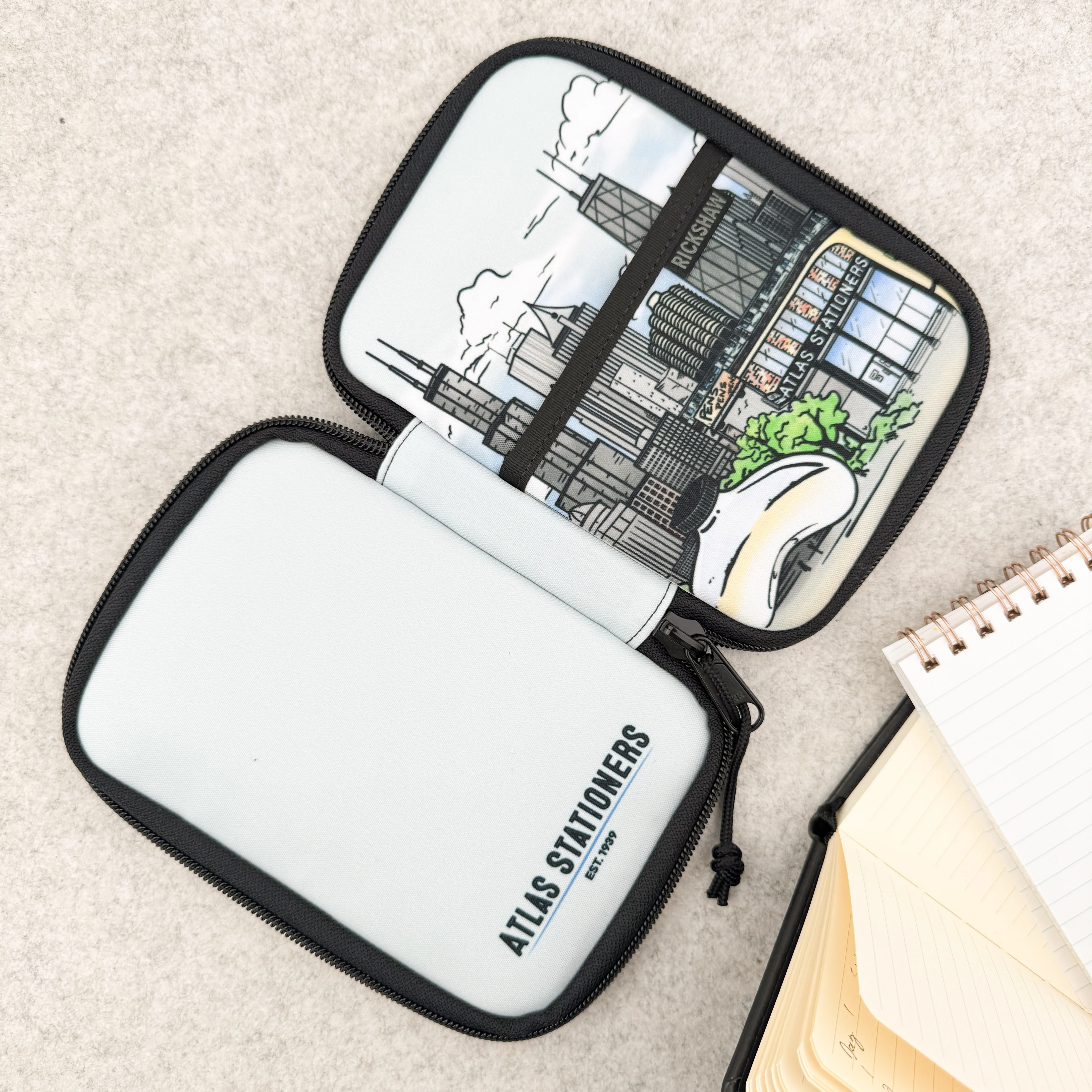 Rickshaw Bagworks Fillmore 6-Pen Case - City Views (Atlas Exclusive) - Image 3